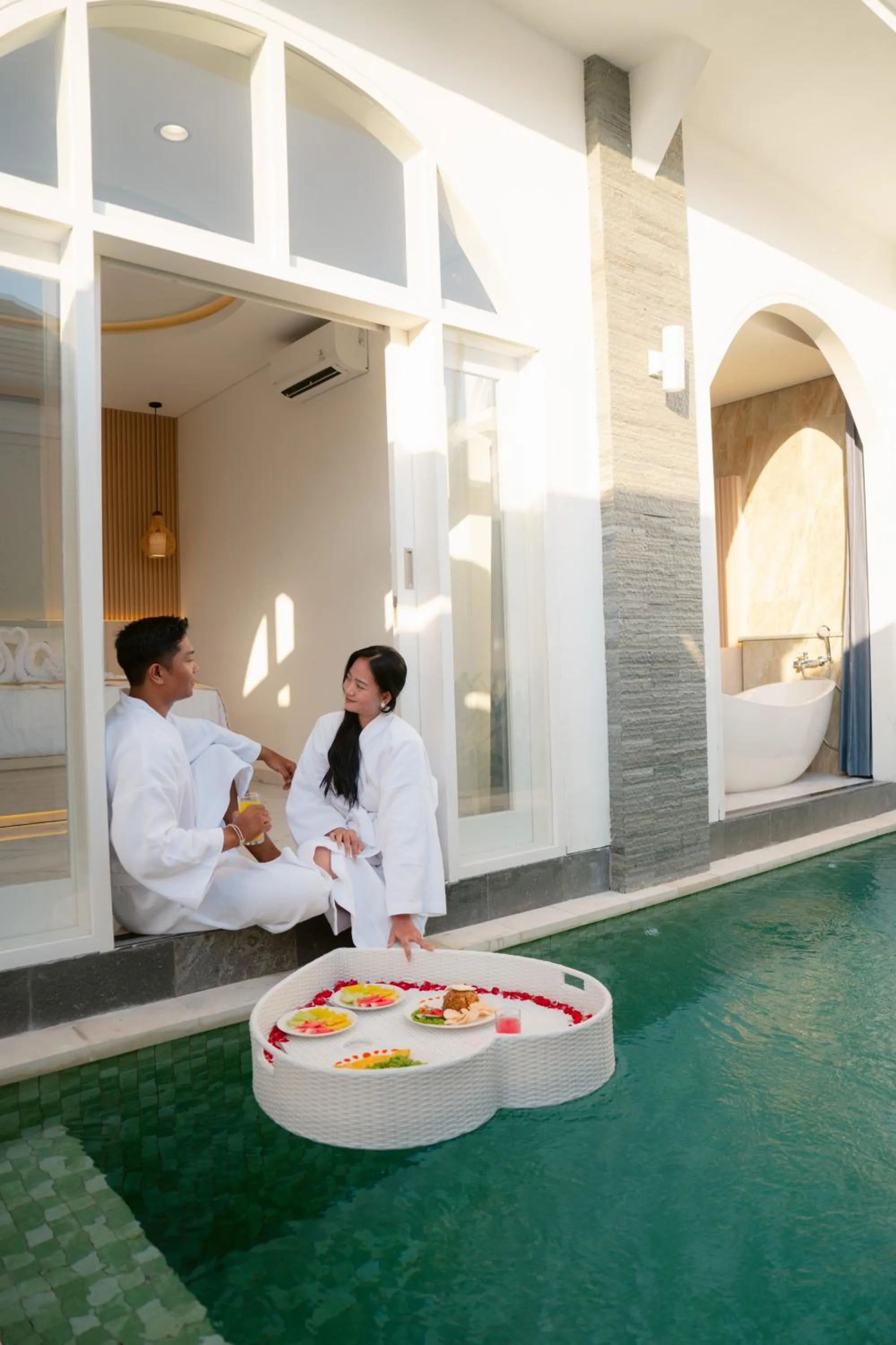 People in Dikubu Bali Villa and Suites