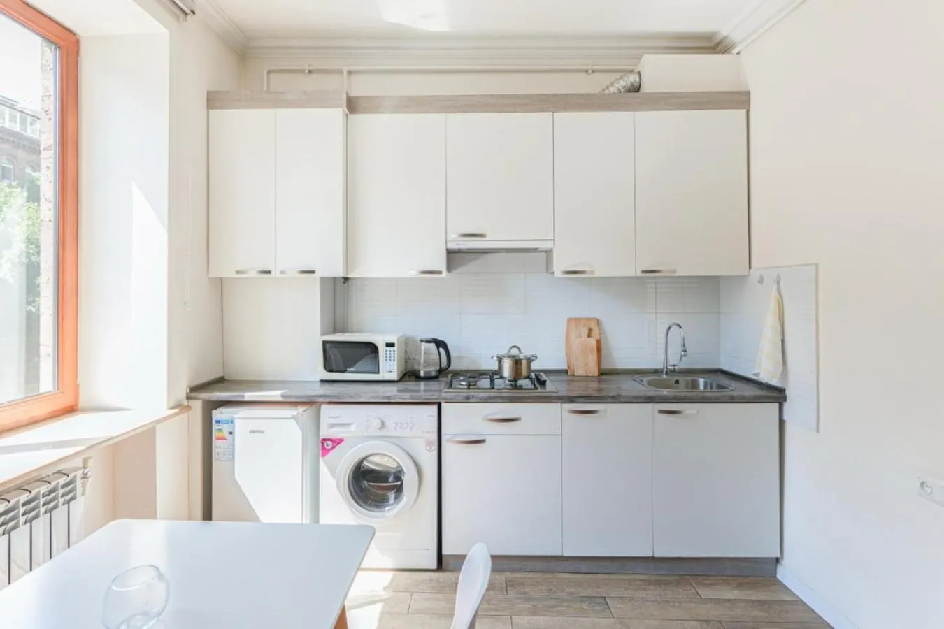 kitchen in RIS Central Apartments Yerevan