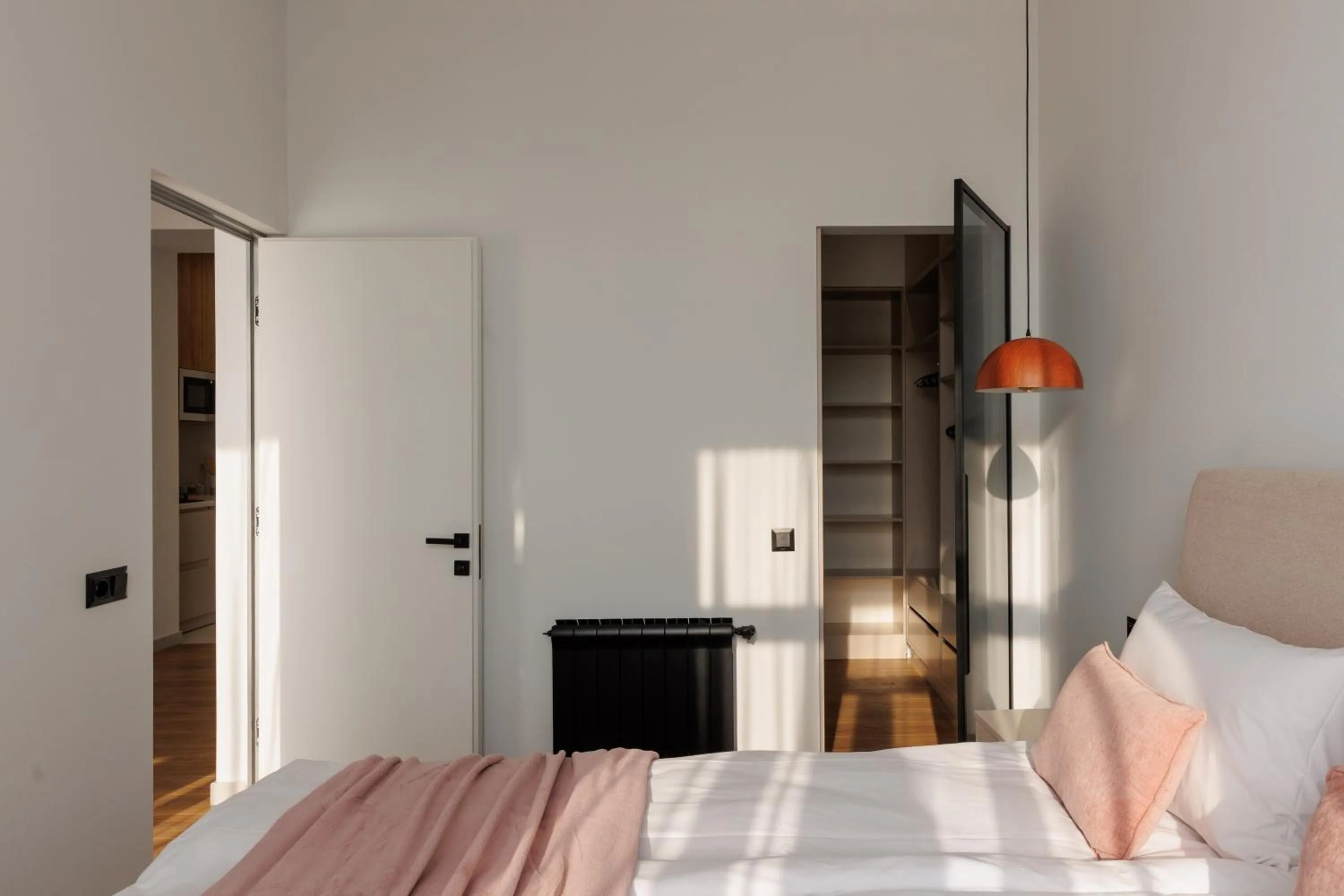 Bed in RIS Central Apartments Yerevan