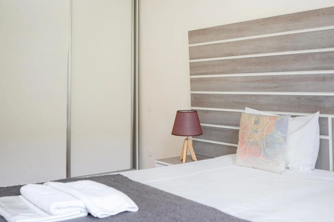 Bed in RIS Central Apartments Yerevan