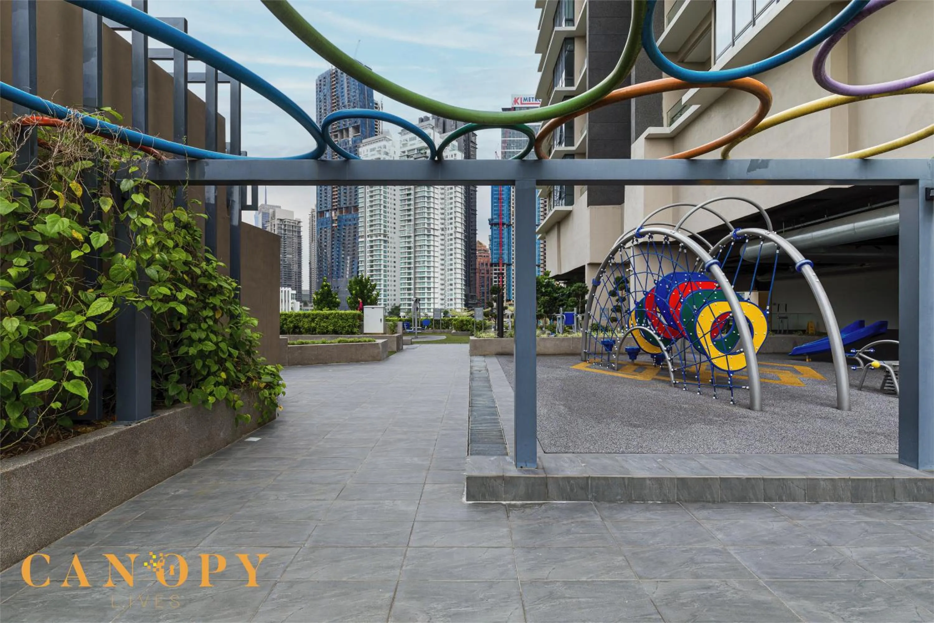 Children play ground in The Manor Signature Residence, Kuala Lumpur
