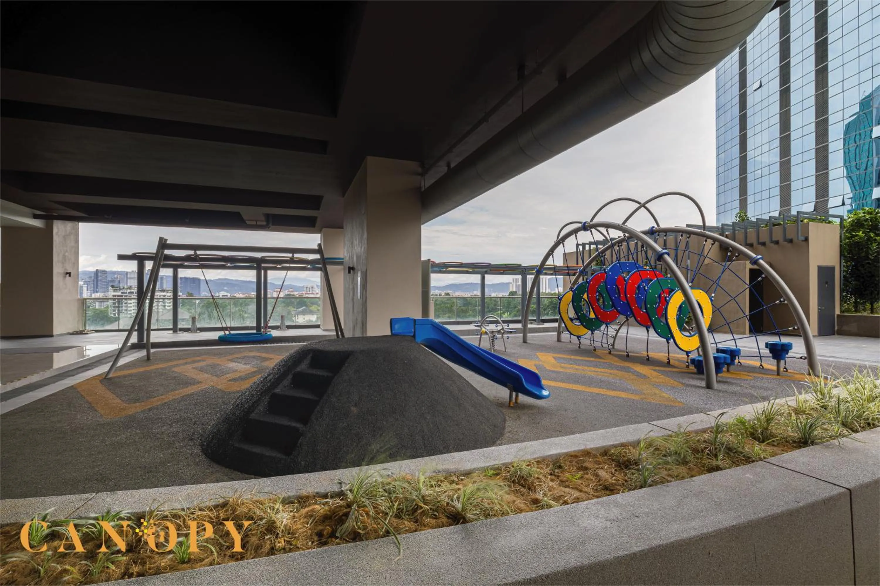 Children play ground in The Manor Signature Residence, Kuala Lumpur
