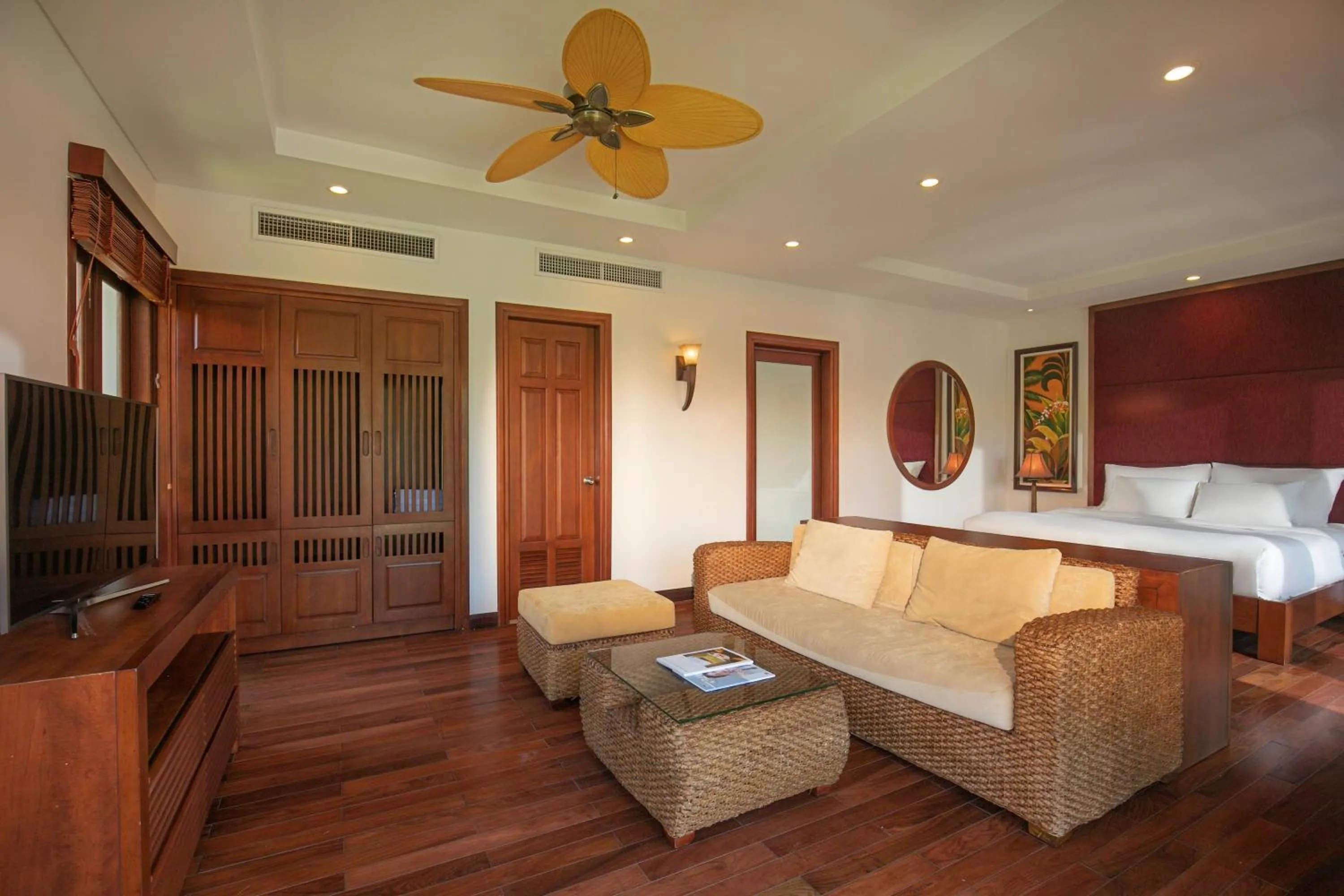 Communal lounge/ TV room in Purama Villas Luxury Resort Da Nang