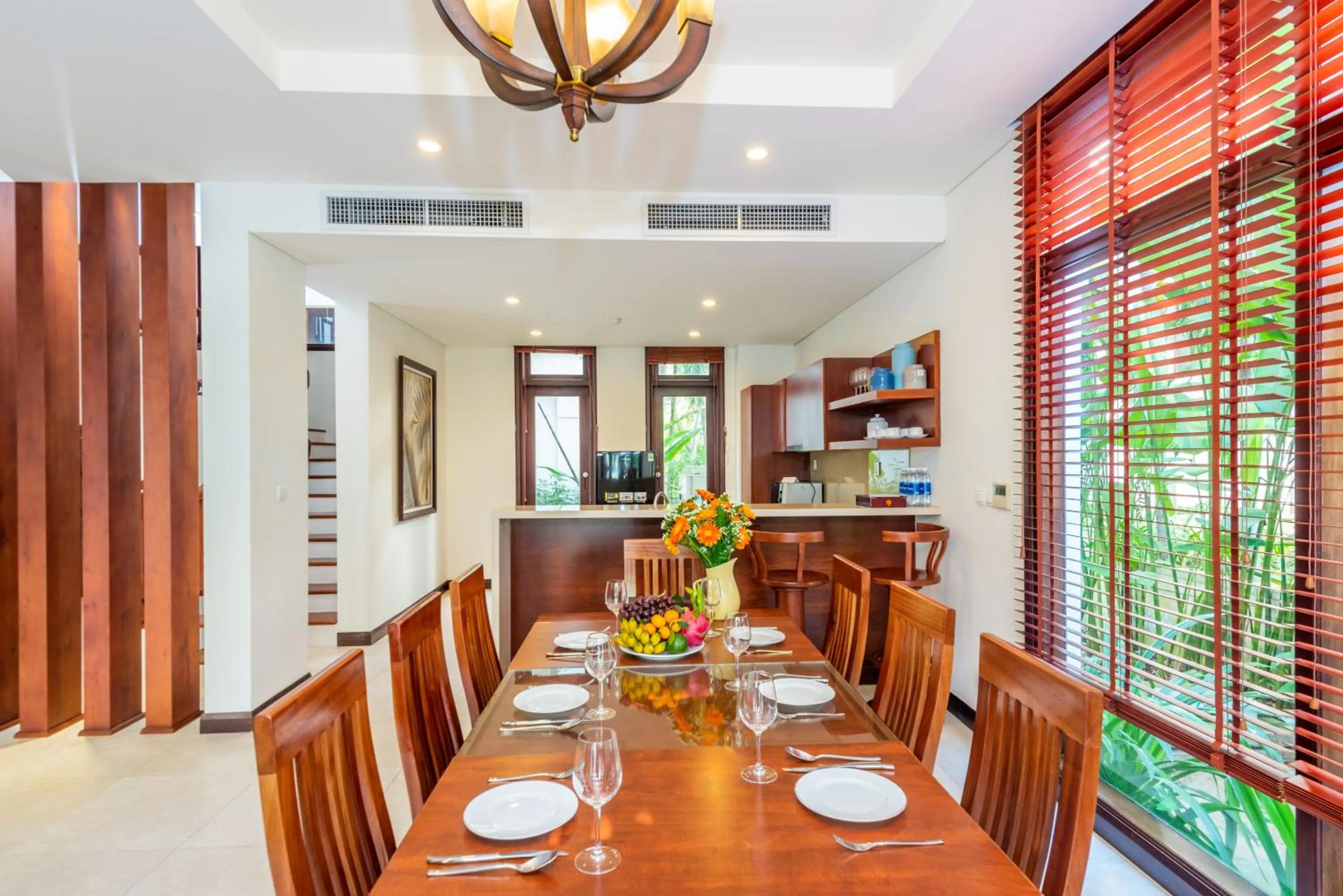 Kitchen or kitchenette in Purama Villas Luxury Resort Da Nang