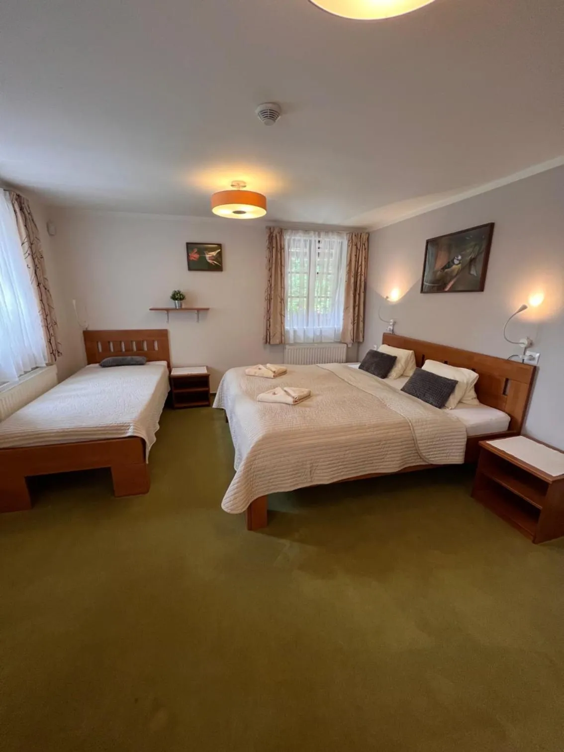 Bed in Hotýlek pod smrkem