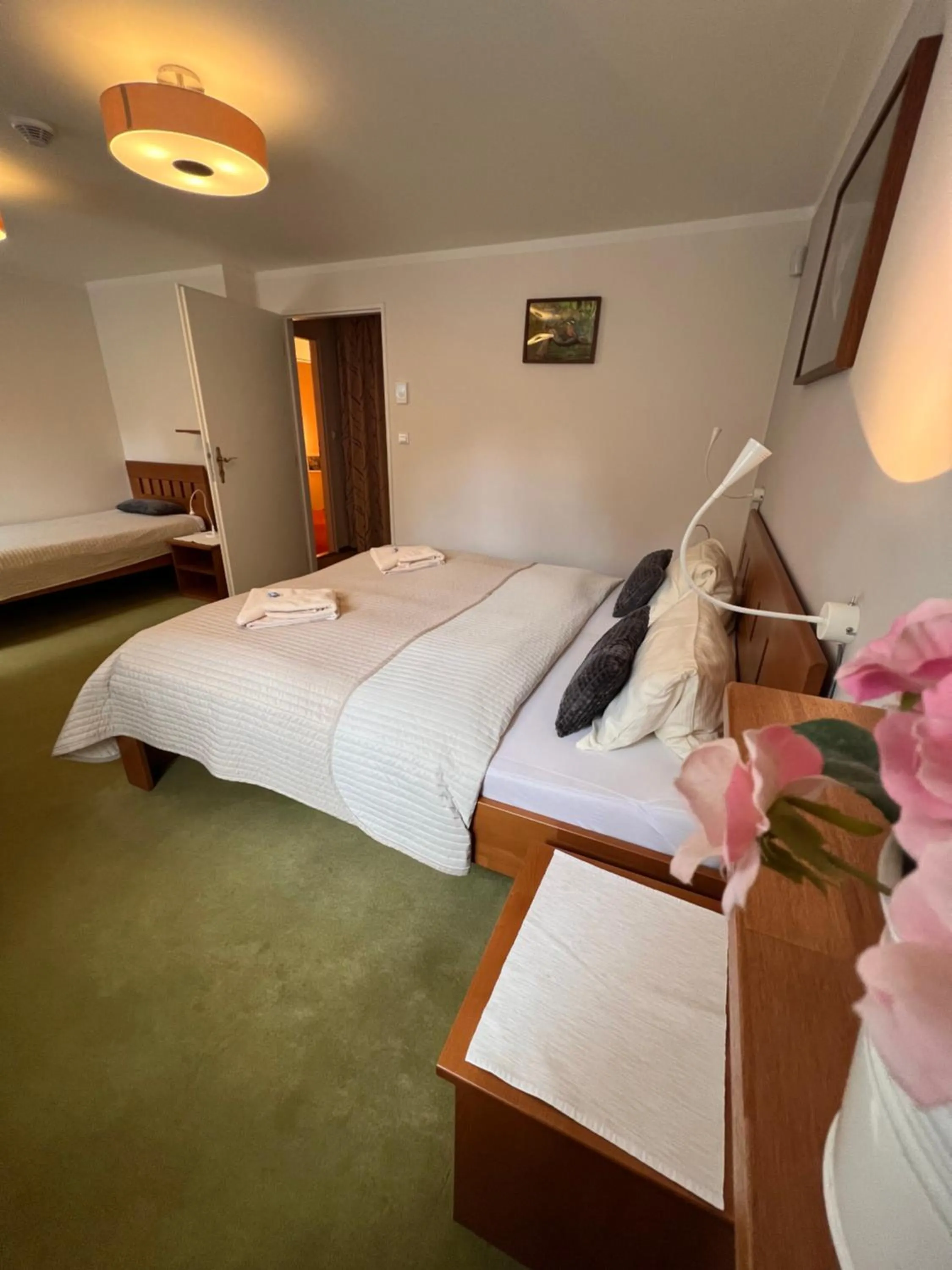 Bed in Hotýlek pod smrkem