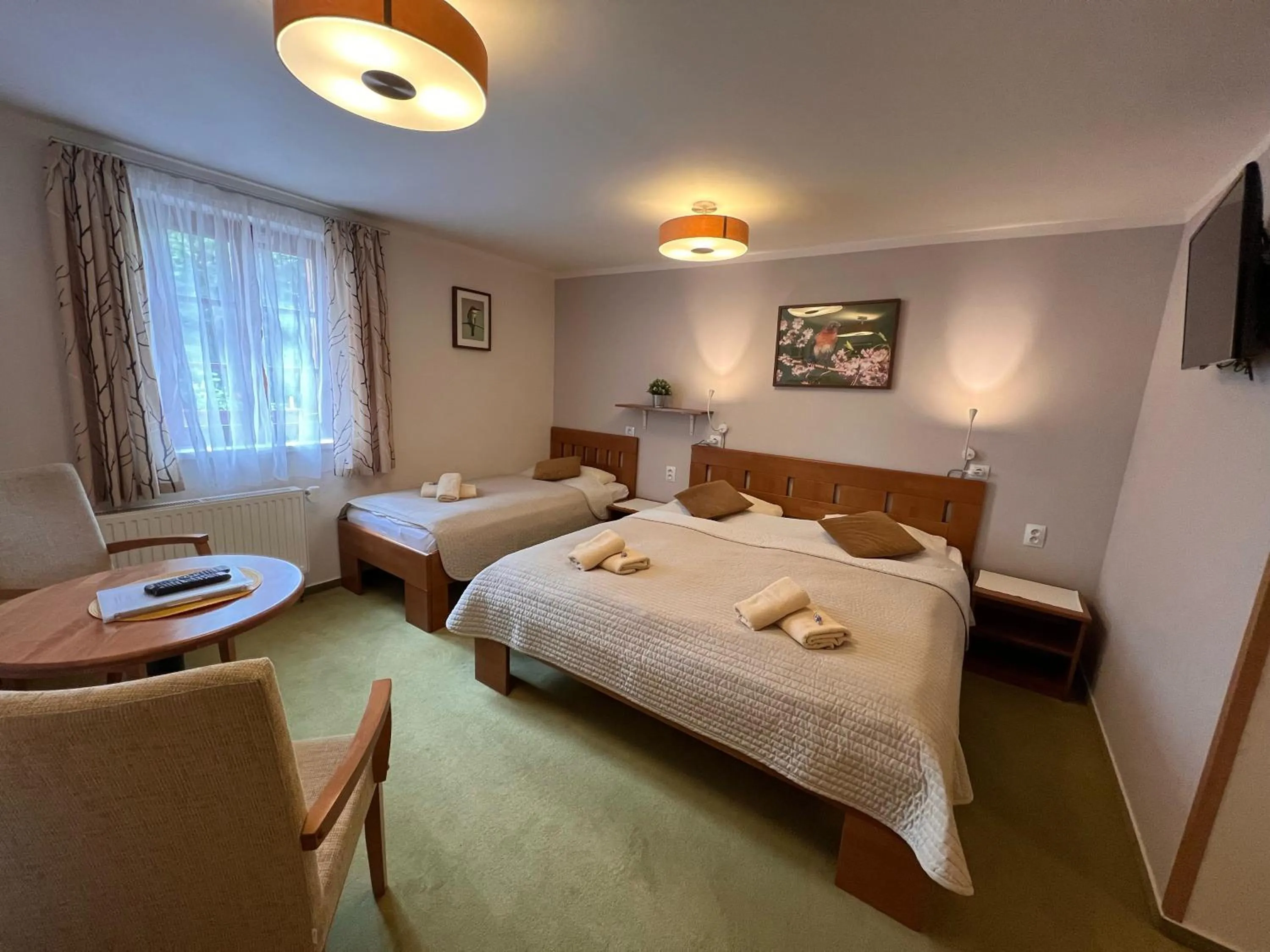 Bed in Hotýlek pod smrkem