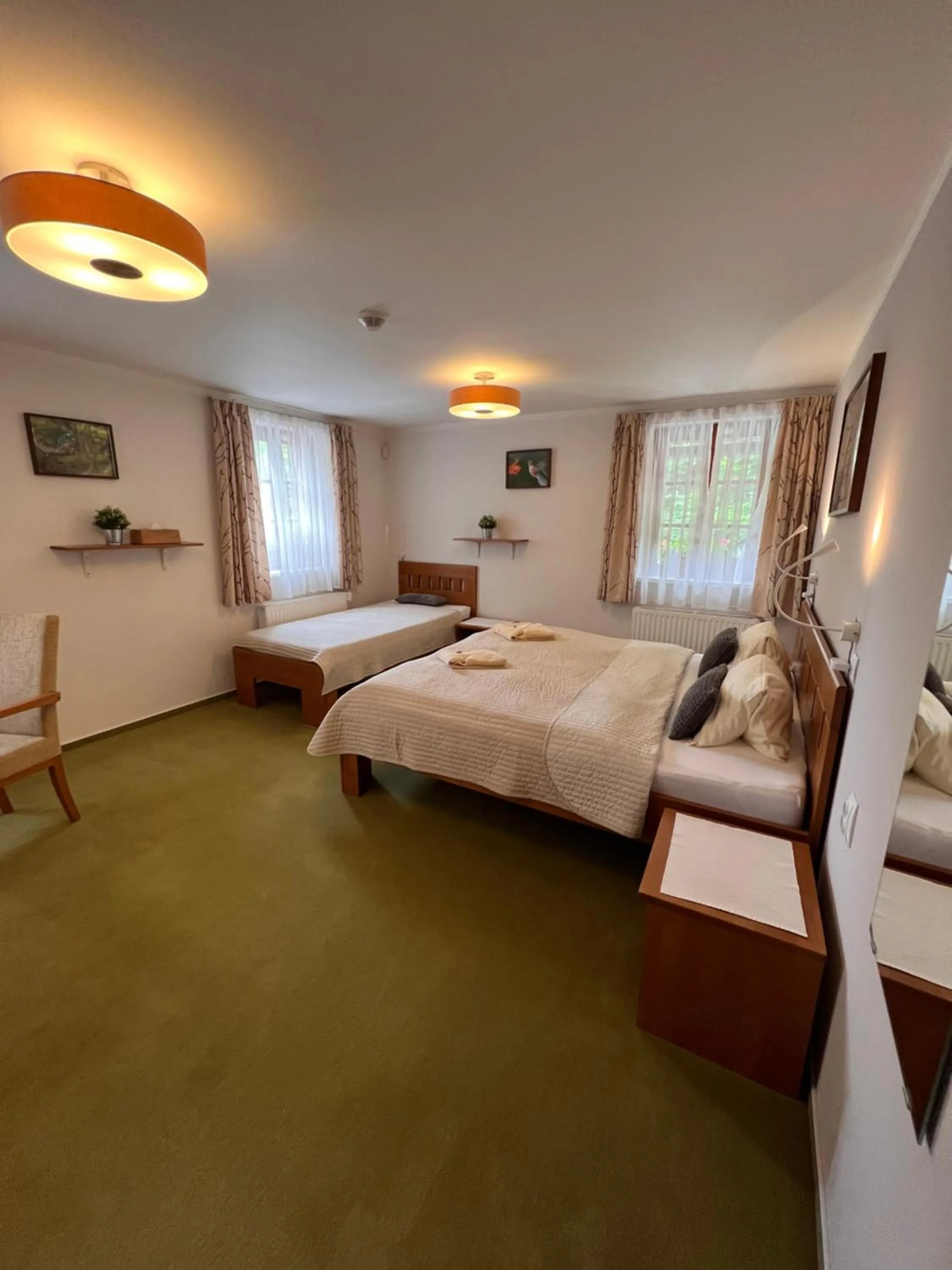 Bed in Hotýlek pod smrkem