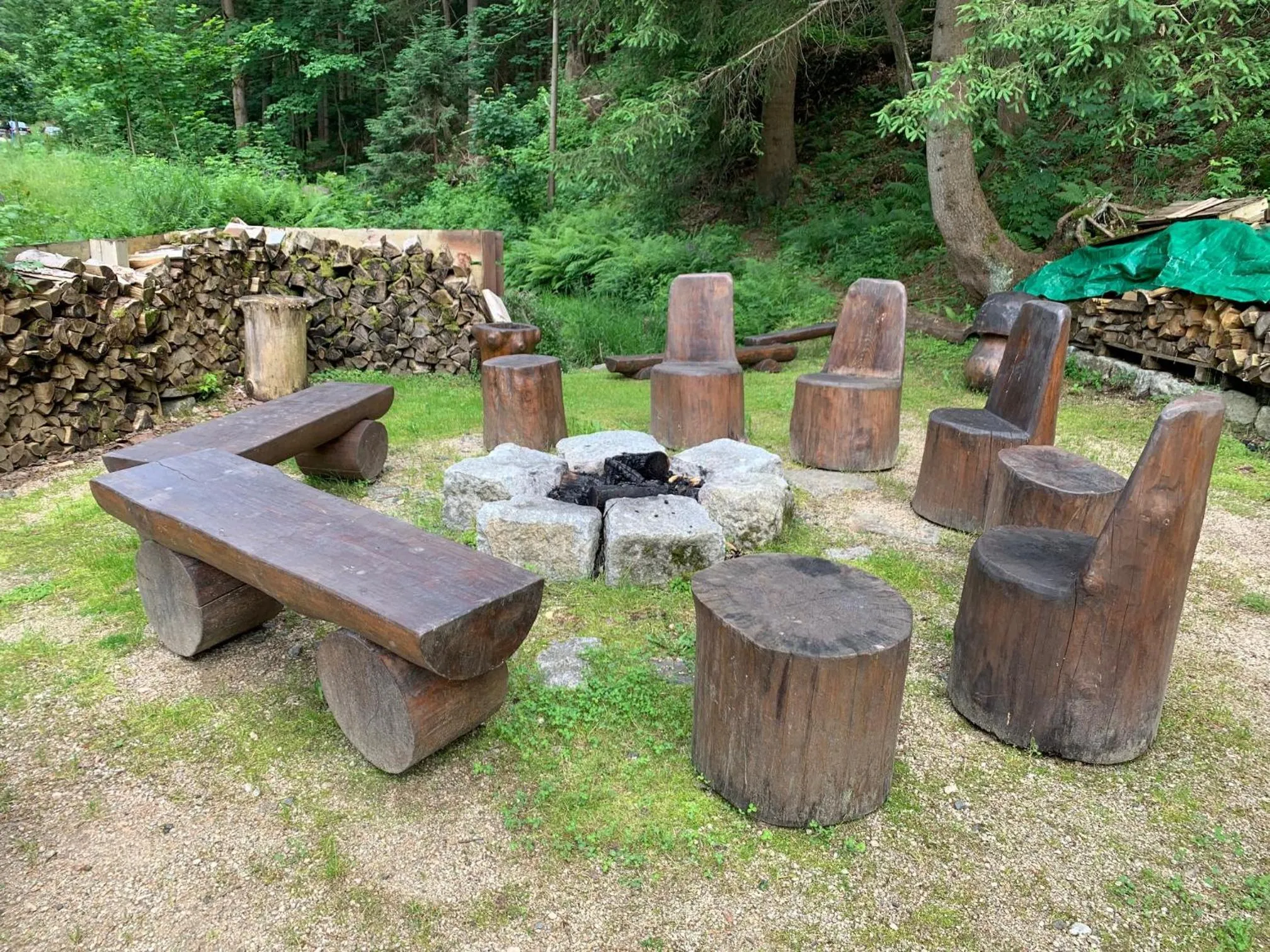 BBQ facilities in Hotýlek pod smrkem