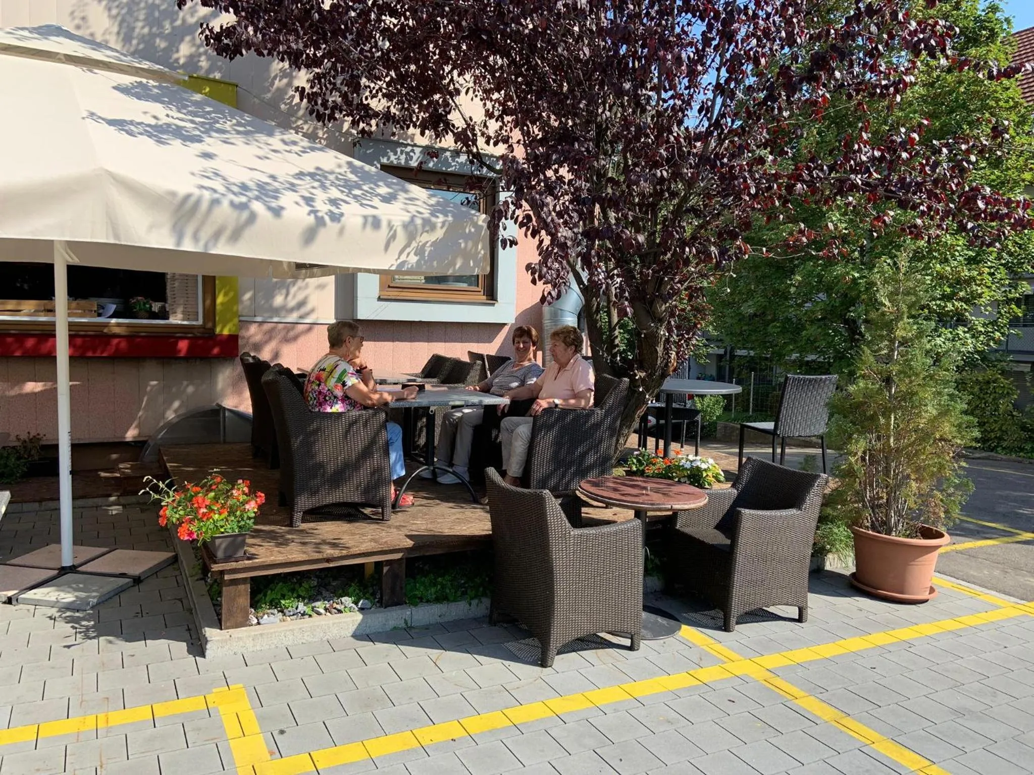 Patio in Hotel Zur Au