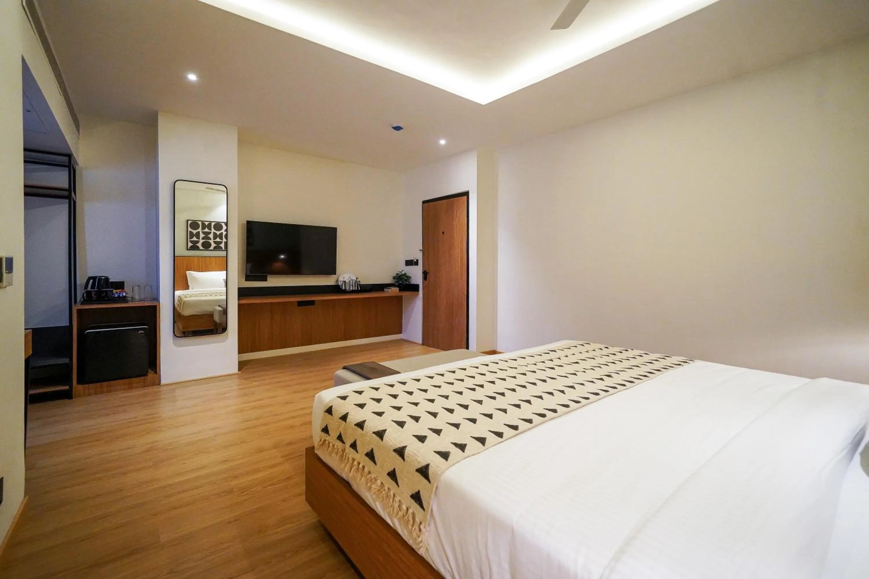 Bed in Olive Hotel Benz Circle, Vijayawada by Embassy Group