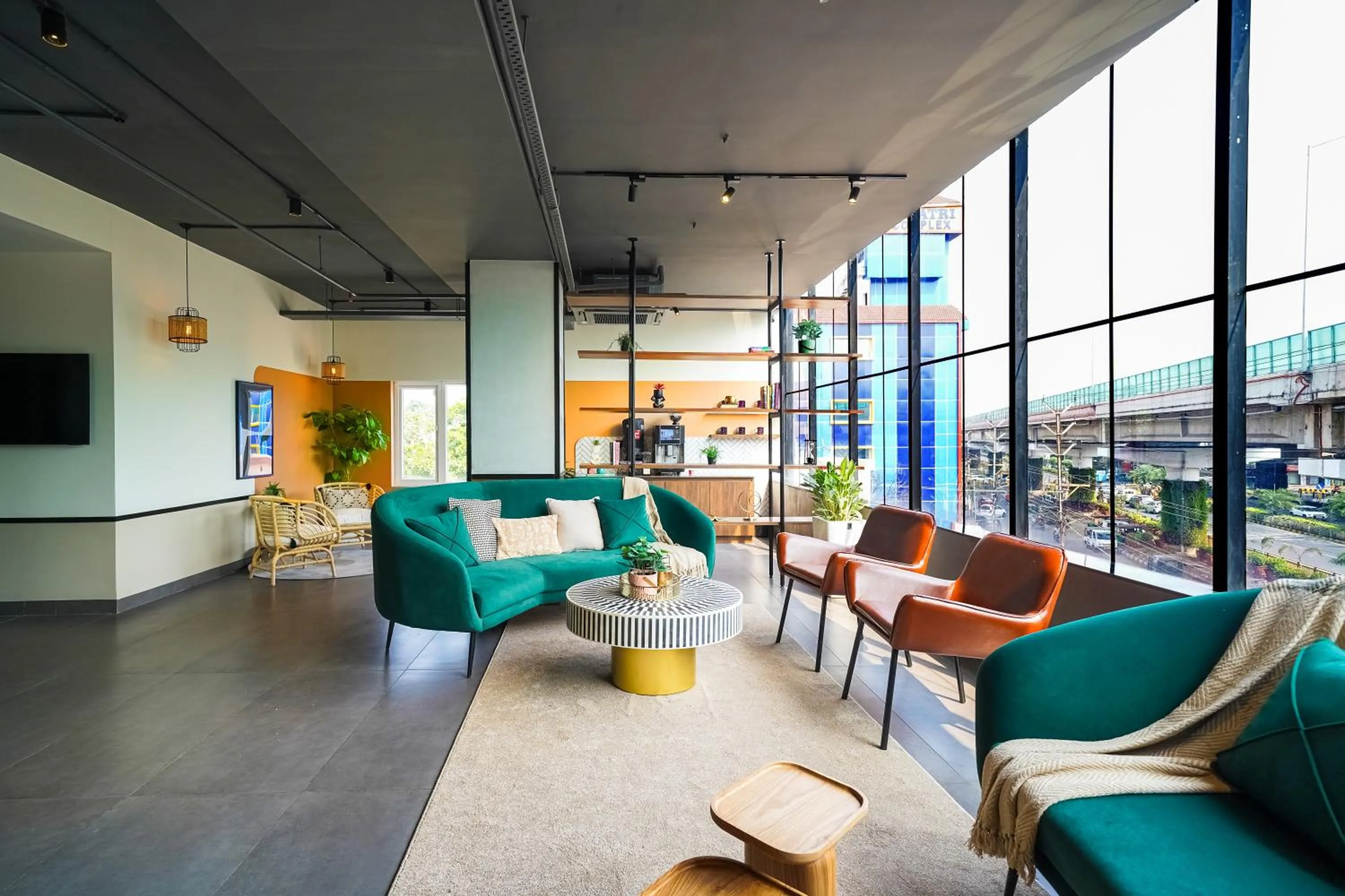 TV and multimedia in Olive Hotel Benz Circle, Vijayawada by Embassy Group