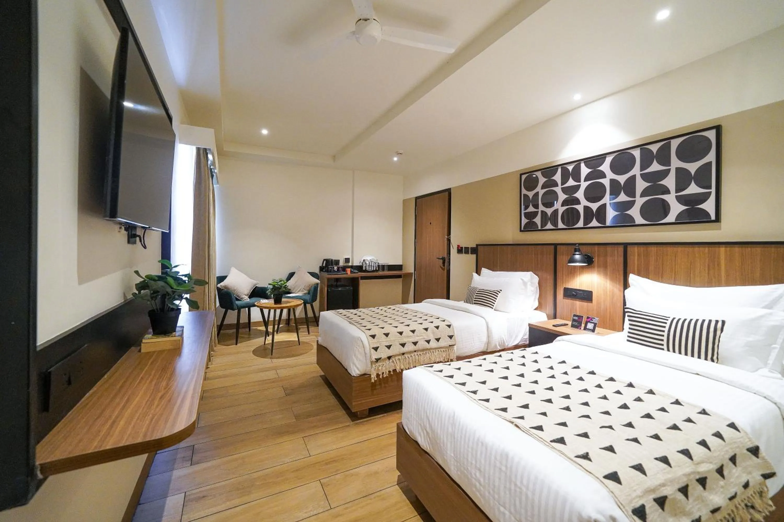 Bed in Olive Hotel Benz Circle, Vijayawada by Embassy Group