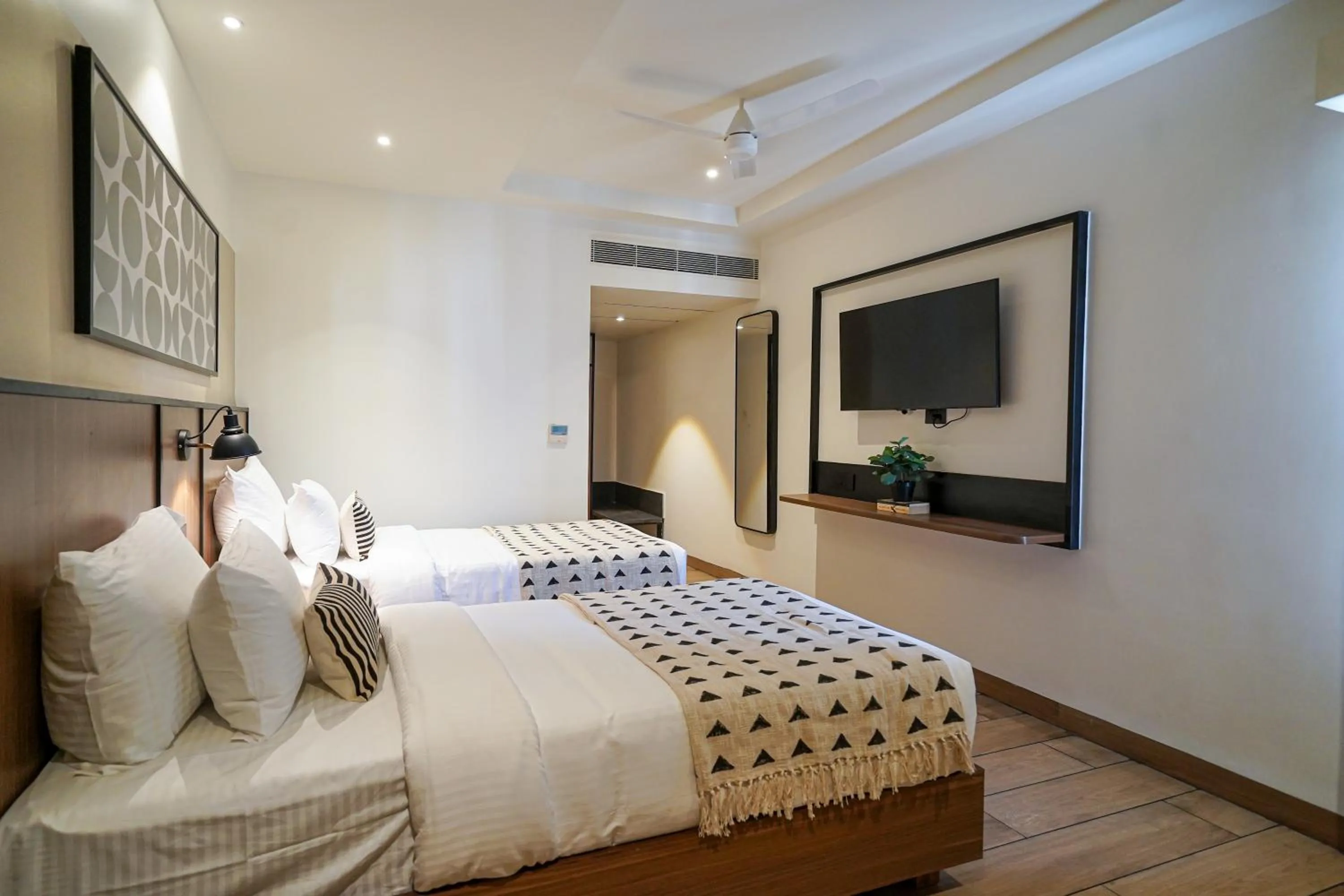 Bed in Olive Hotel Benz Circle, Vijayawada by Embassy Group