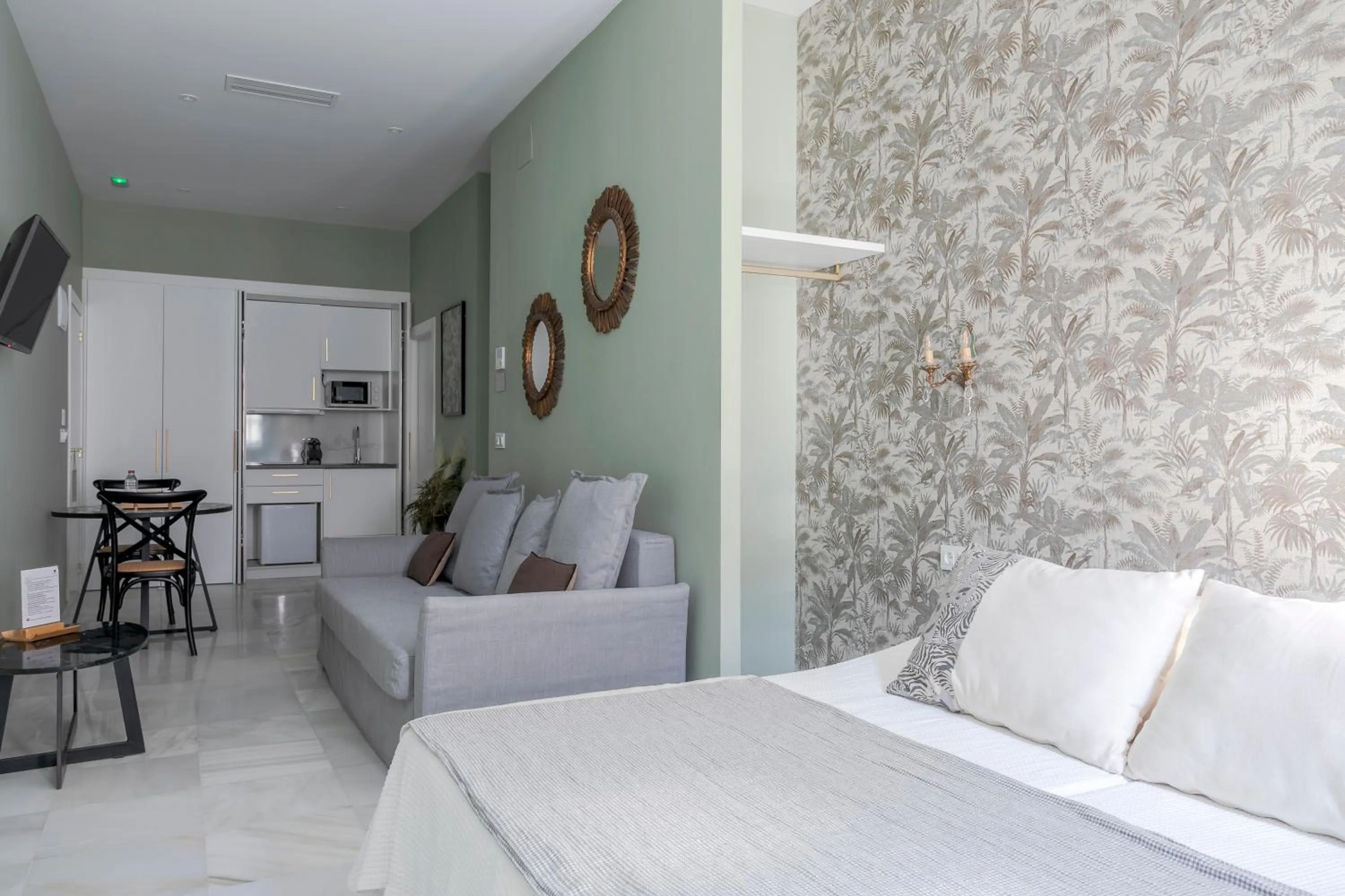 Living room, Bed in Luces de Catedral