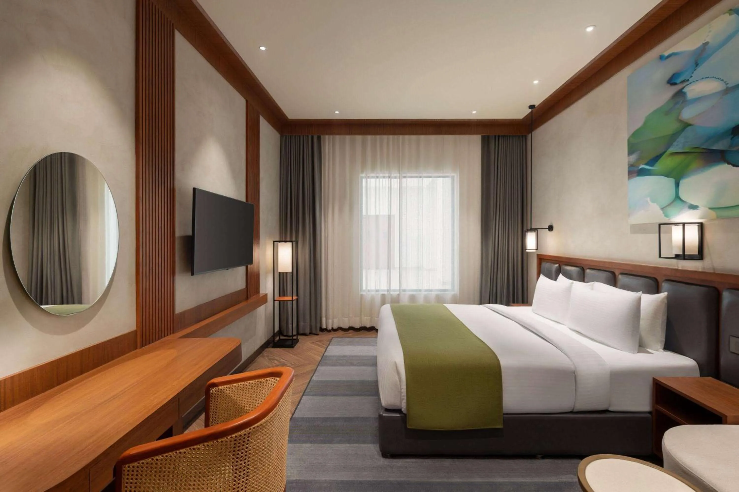 Photo of the whole room, Bed in Wyndham Garden Sonipat Murthal