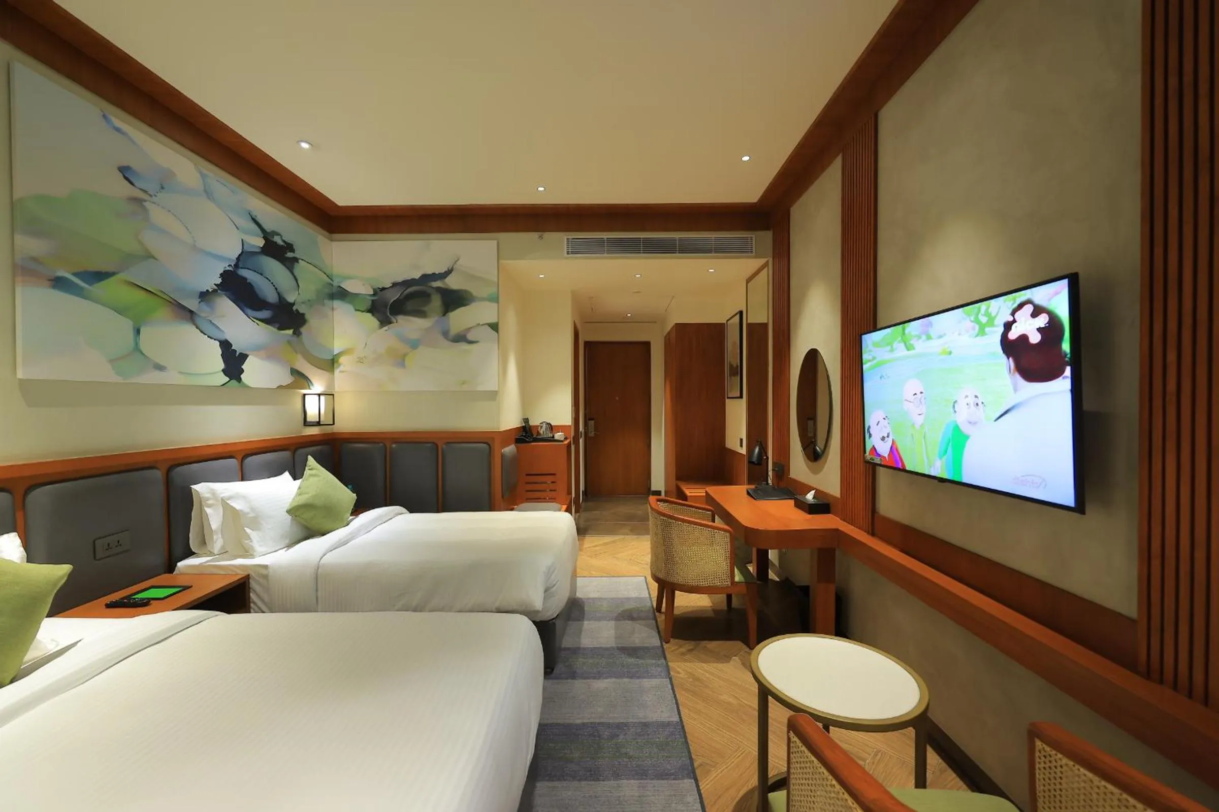 Photo of the whole room, Bed in Wyndham Garden Sonipat Murthal