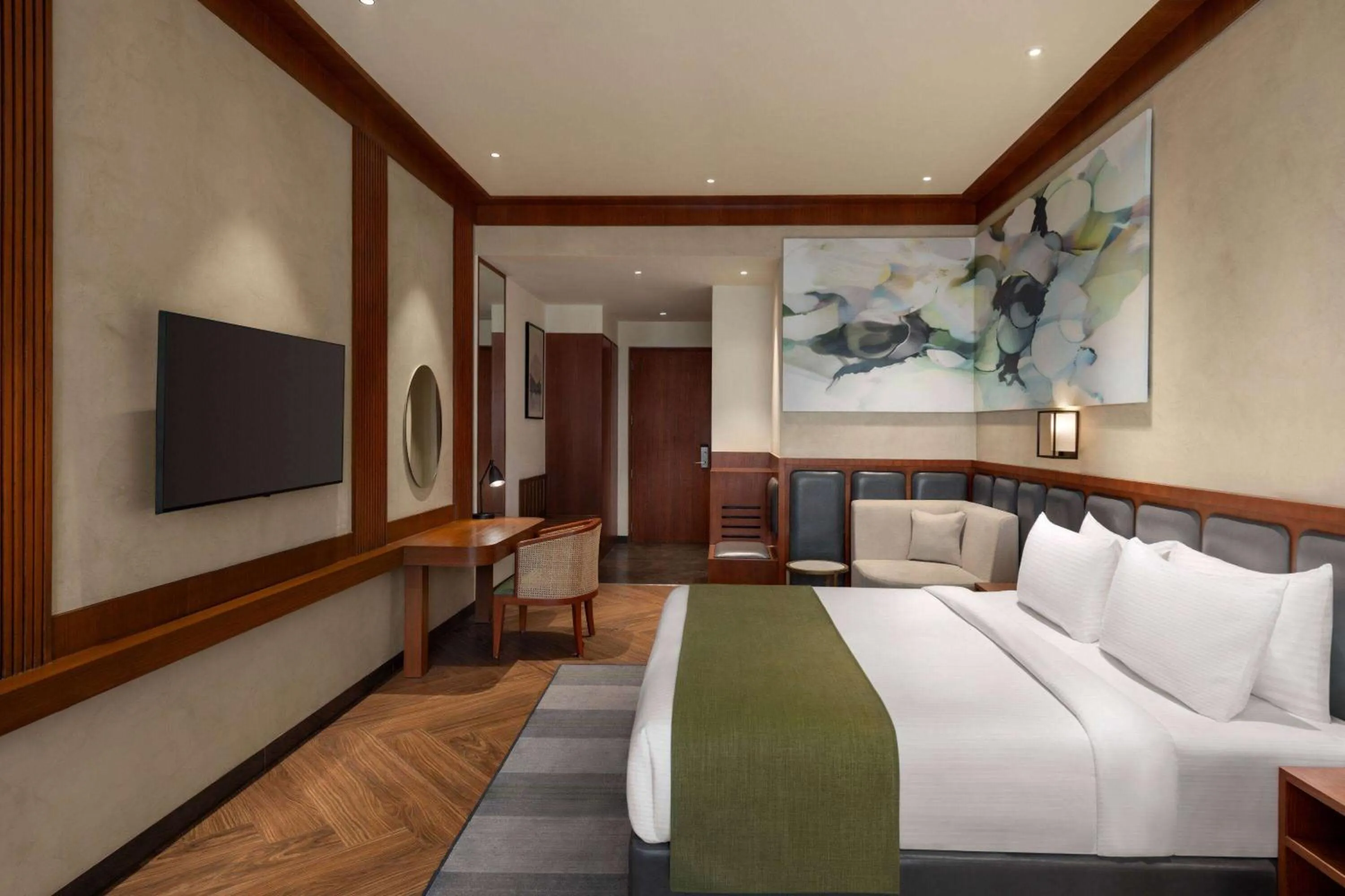 Photo of the whole room, Bed in Wyndham Garden Sonipat Murthal