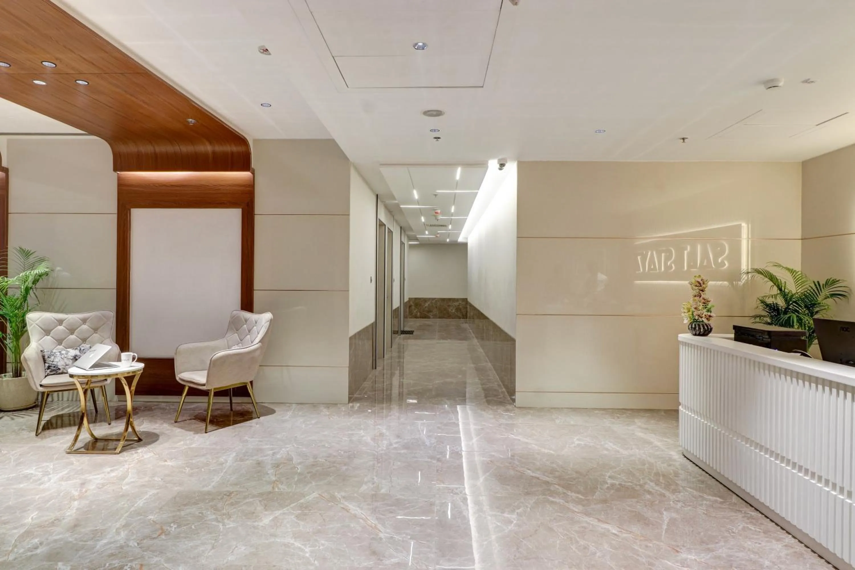 Lobby or reception in Saltstayz Trinity - Chandigarh Mohali