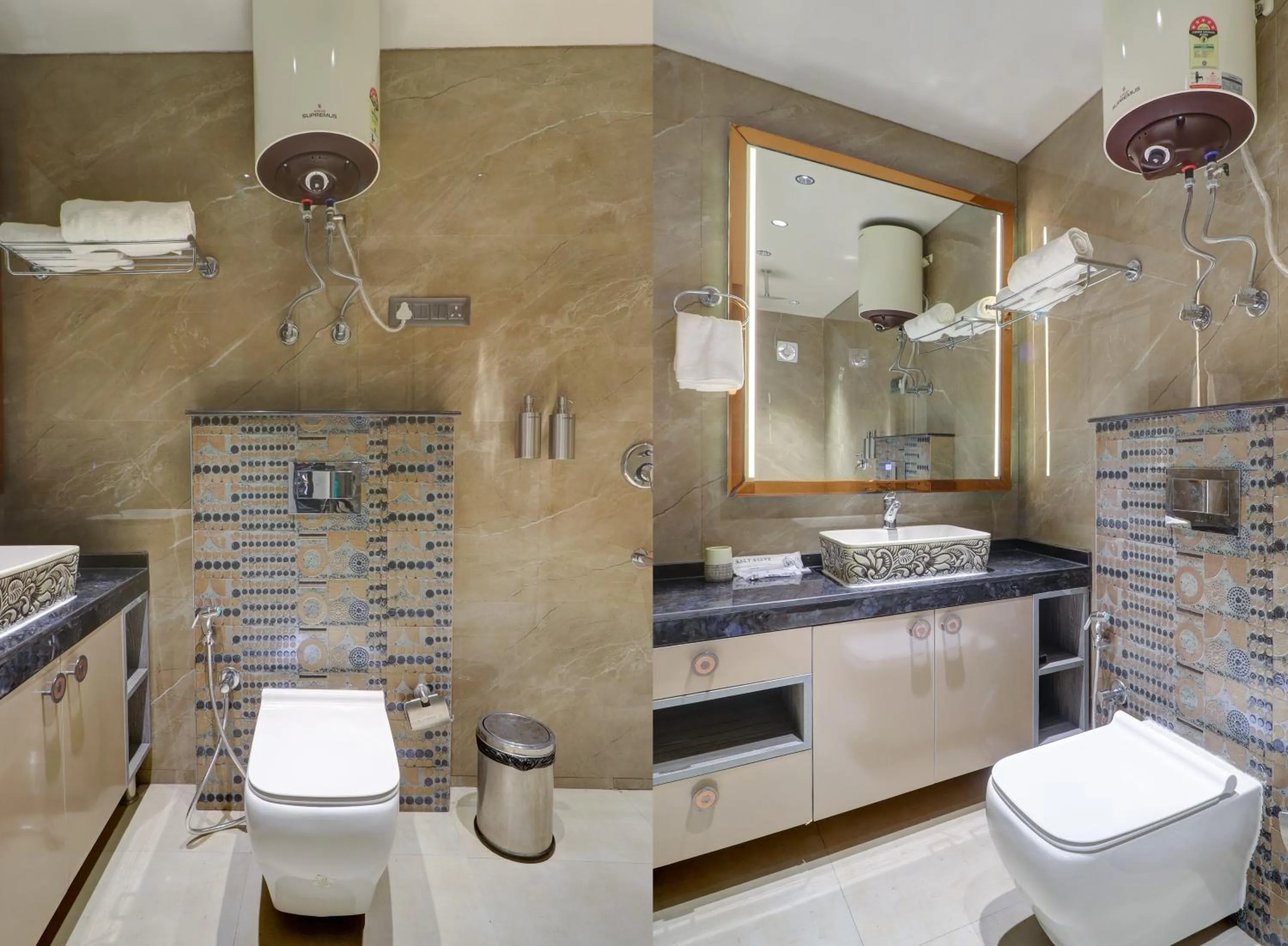 Shower in Saltstayz Trinity - Chandigarh Mohali