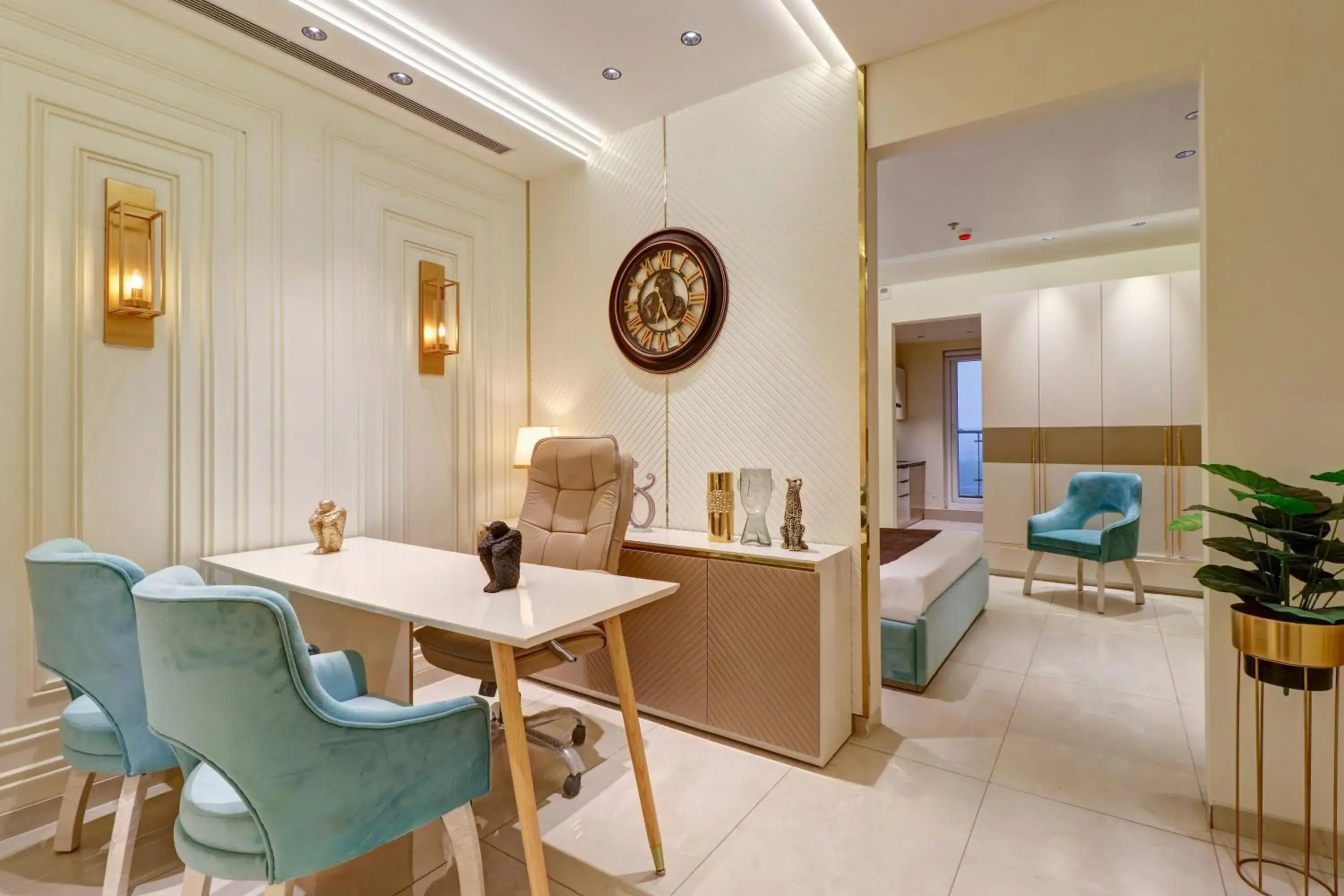 Living room in Saltstayz Trinity - Chandigarh Mohali Living room in Saltstayz Trinity - Chandigarh Mohali