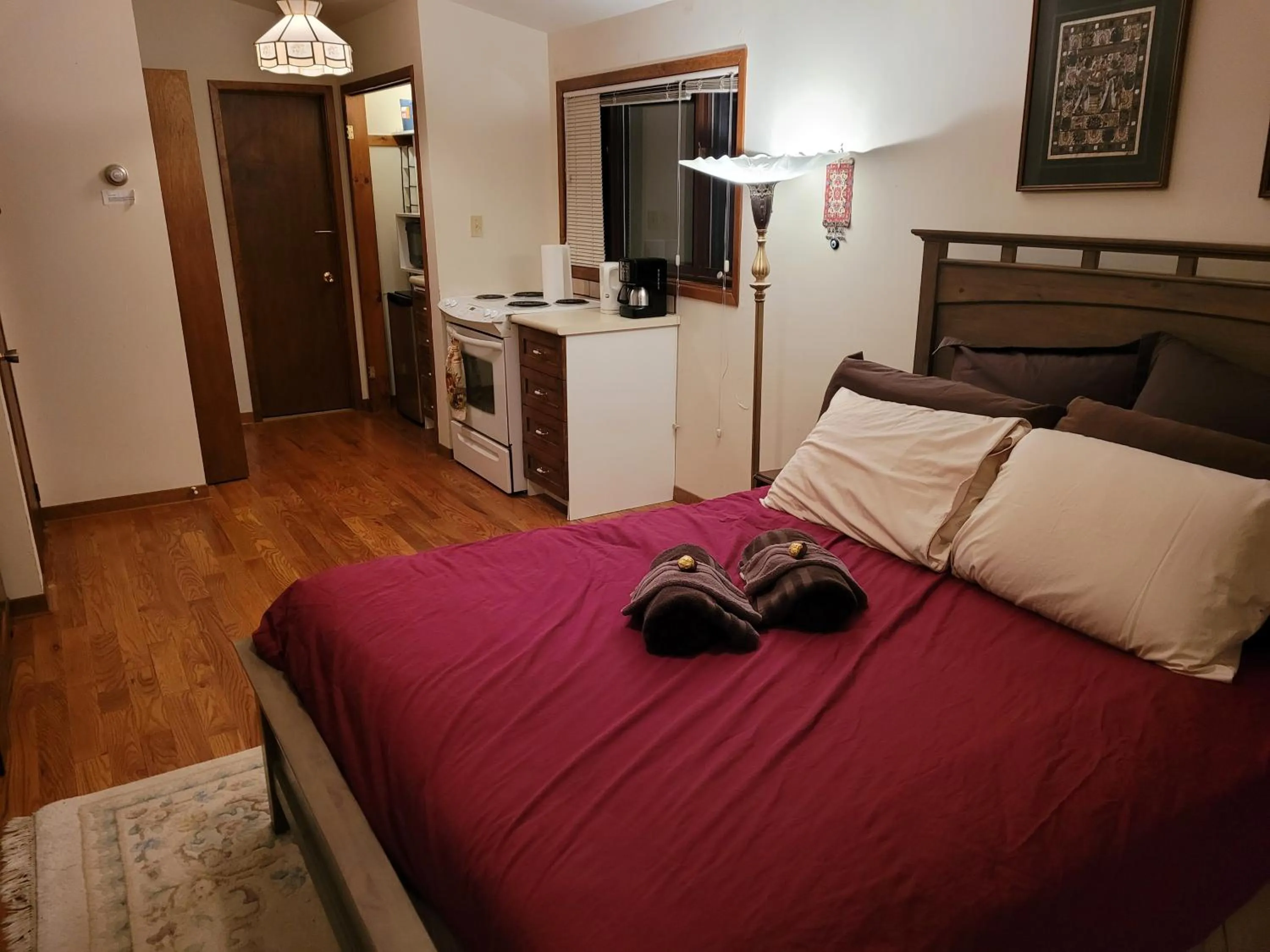 Bed in Bowering Lodge