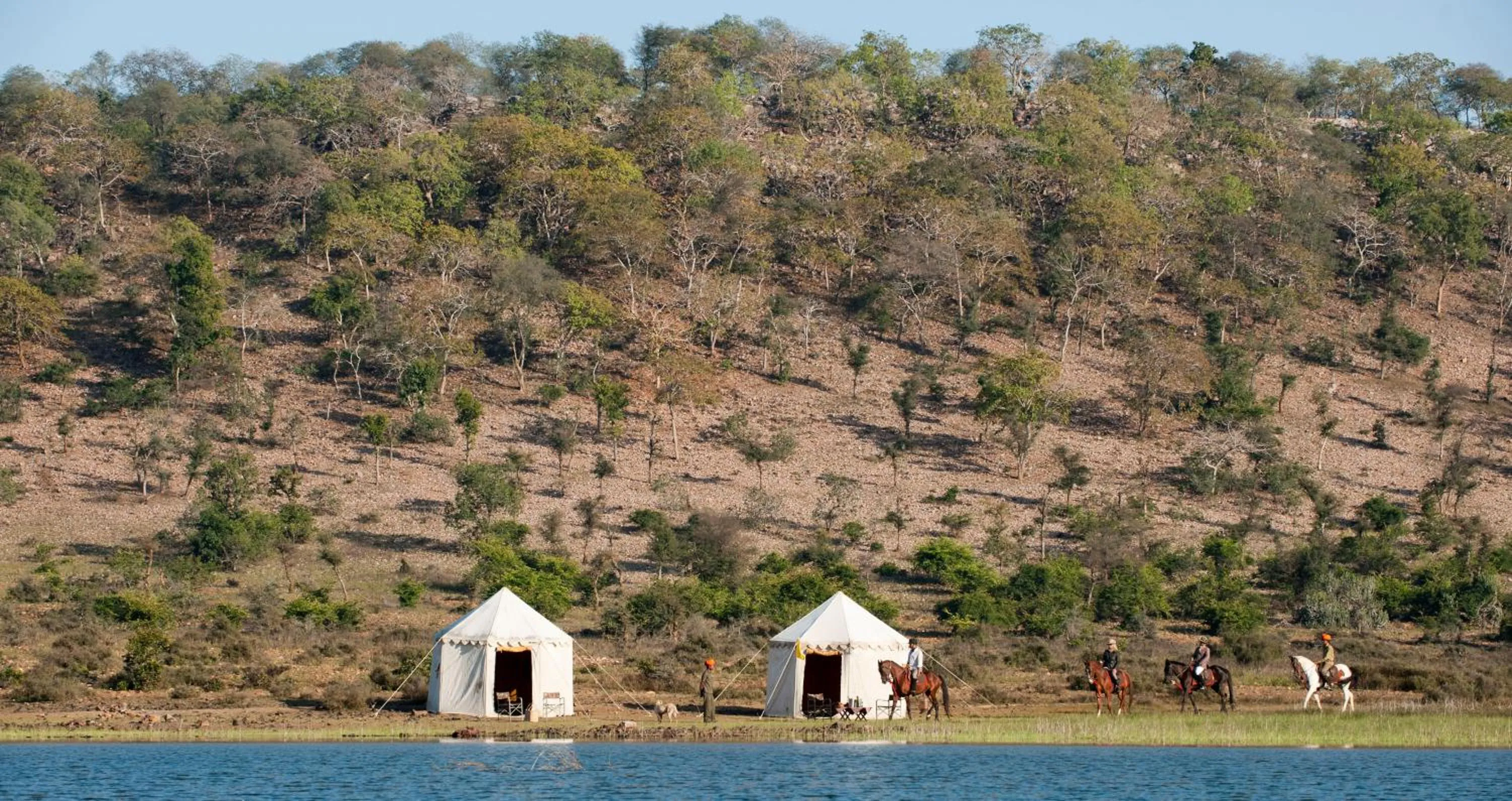 Horse-riding in Hotel Castle Bijaipur