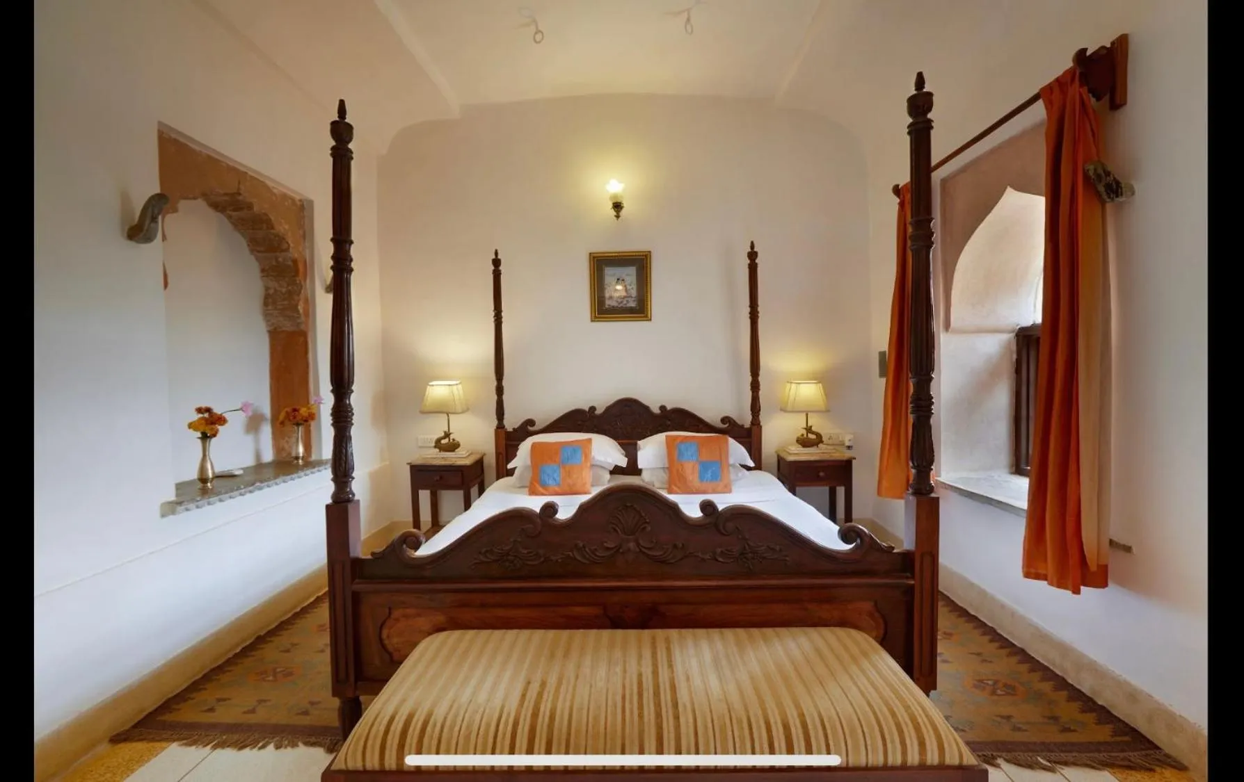 Bedroom in Hotel Castle Bijaipur