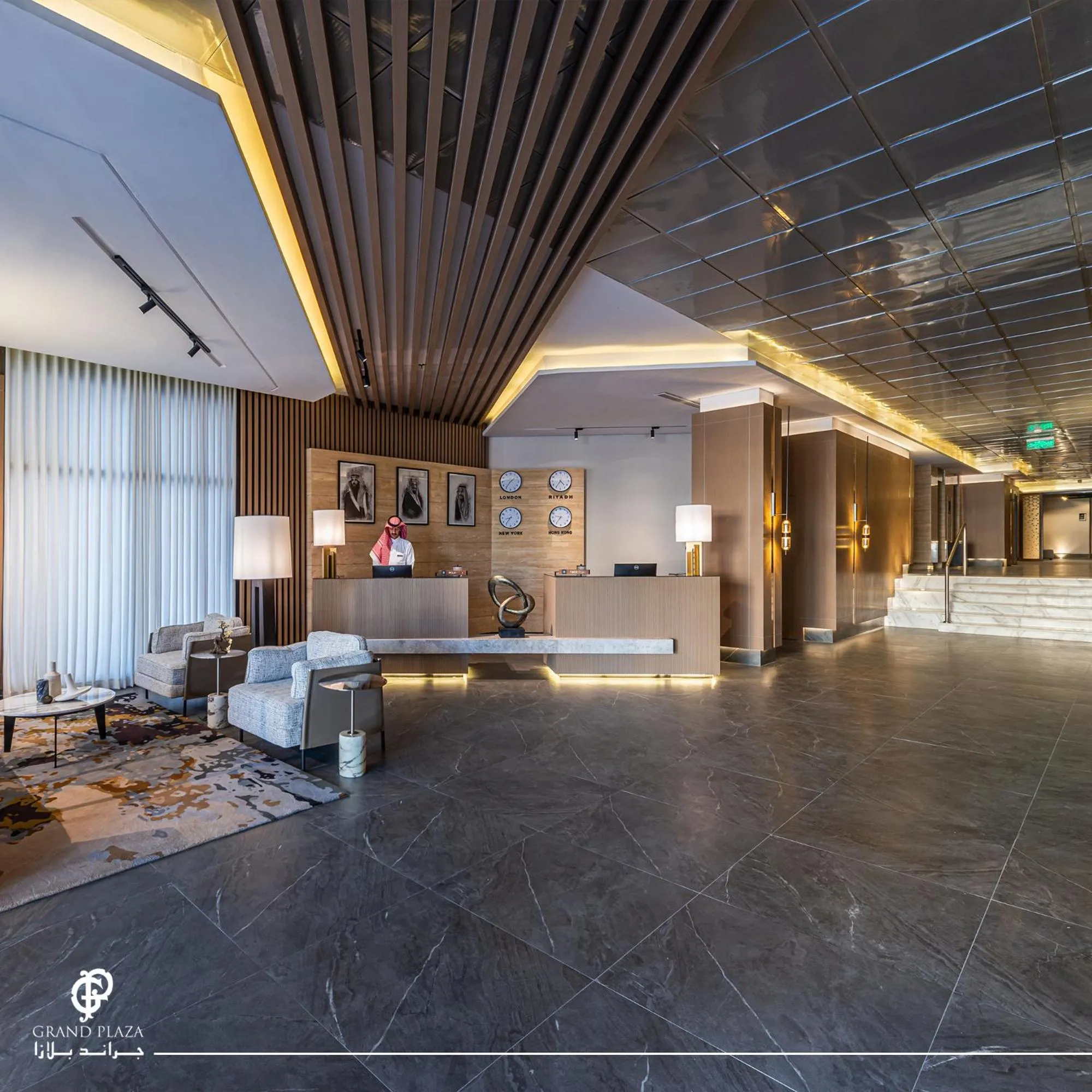 Lobby or reception in Grand Plaza Hotel - Tabuk