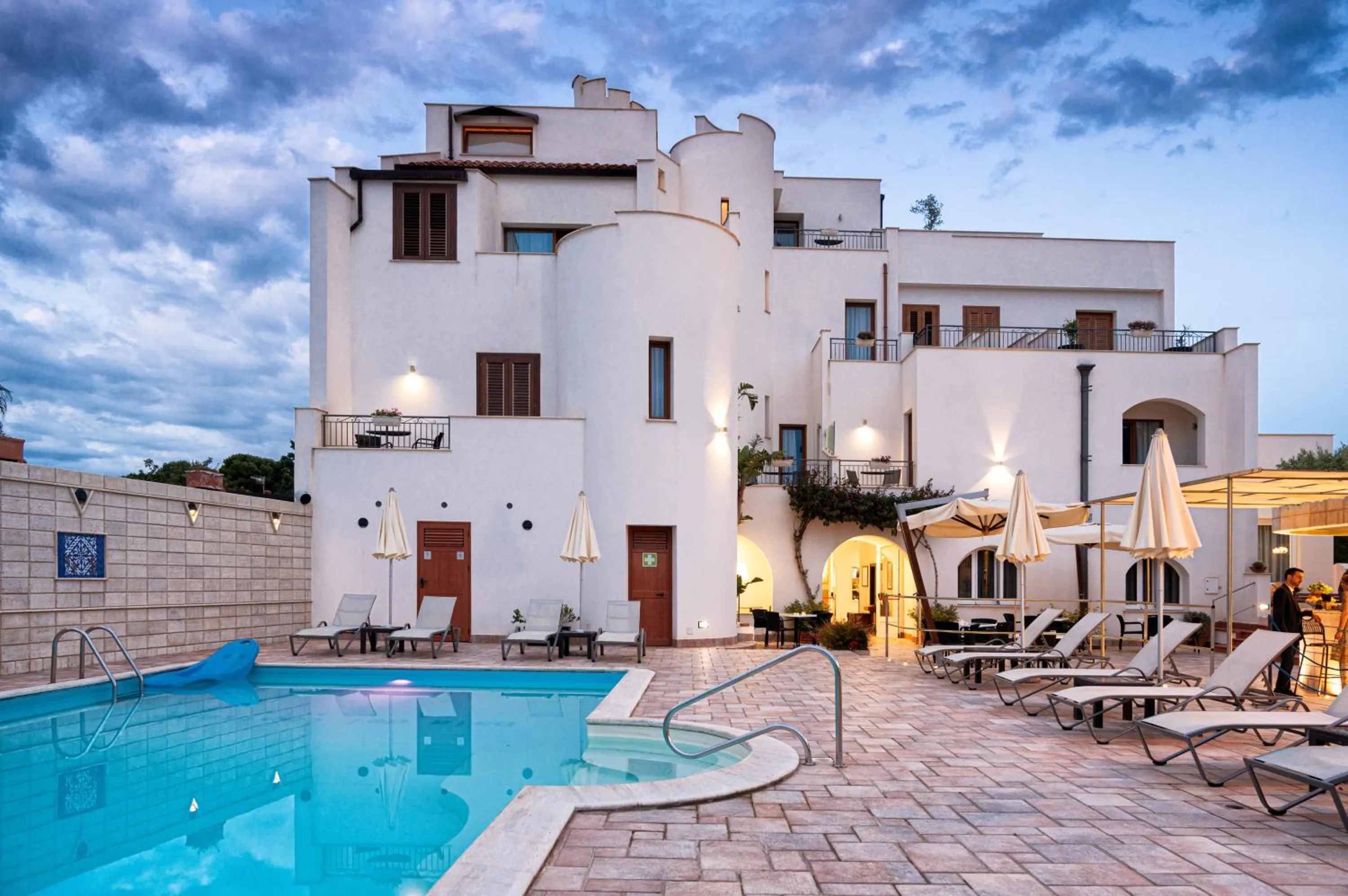 Swimming pool in Hotiday Cefalù Mazzaforno