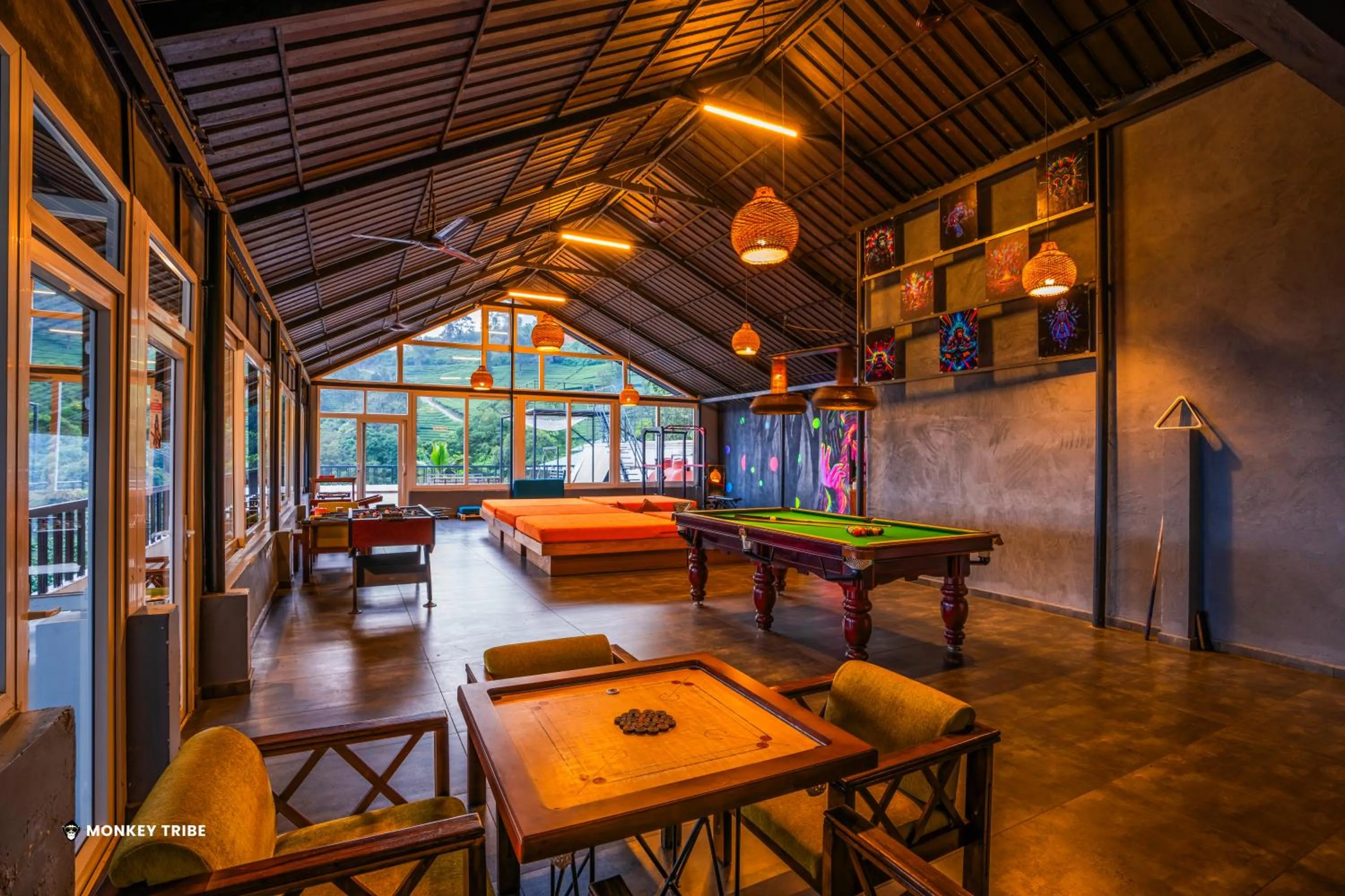 Game Room in Monkey Tribe Munnar