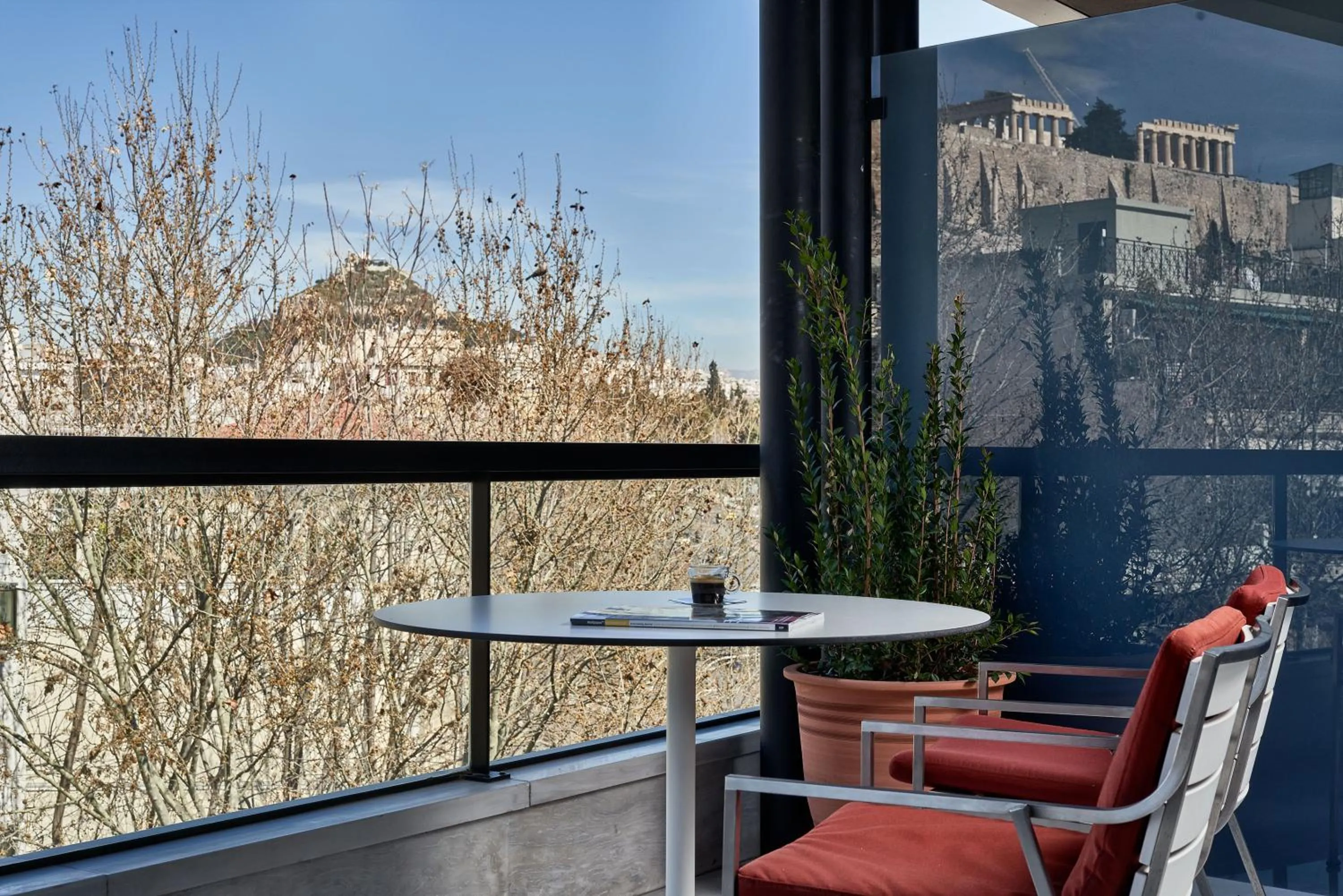 Balcony/Terrace in AthensWas Design Hotel