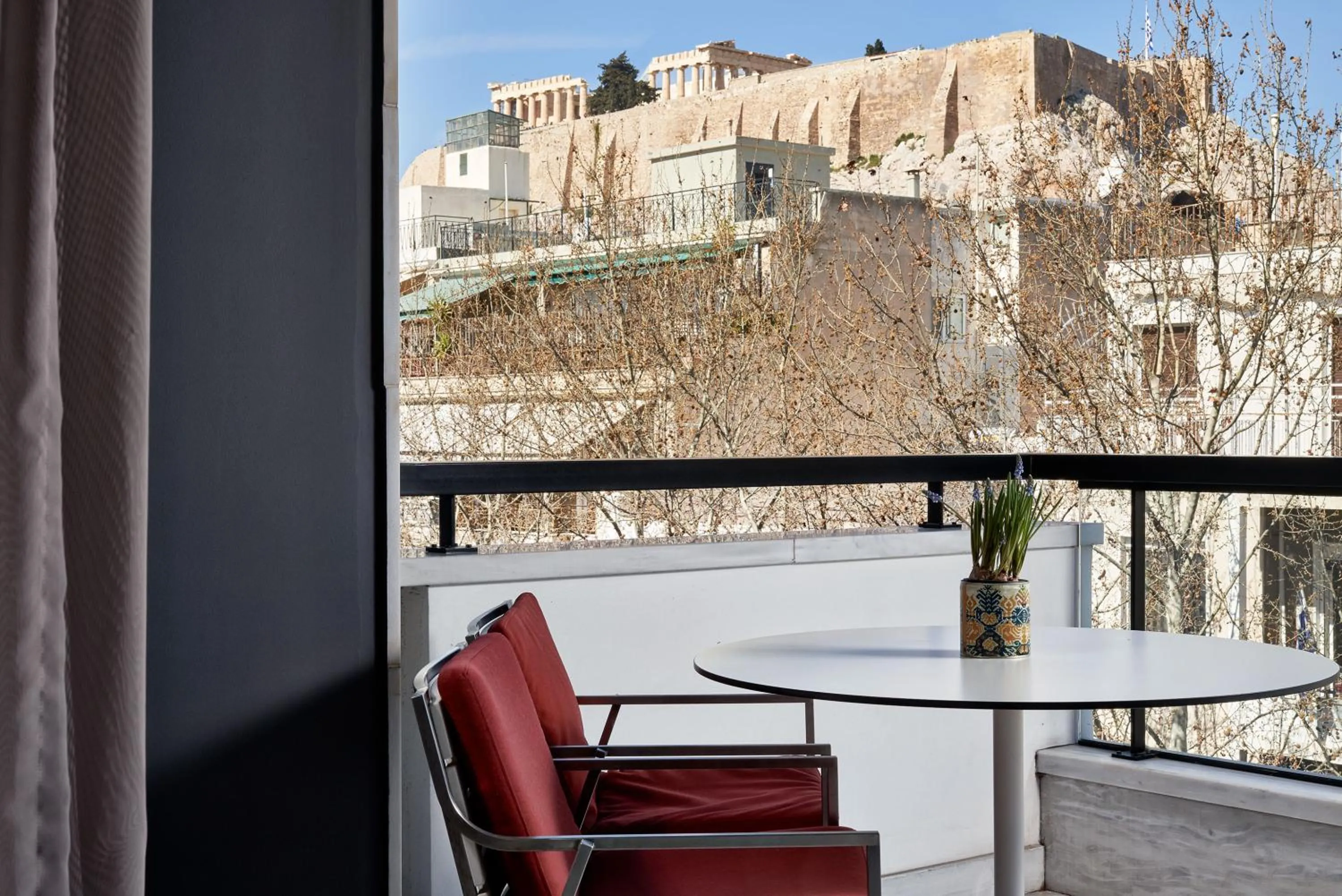 Balcony/Terrace in AthensWas Design Hotel