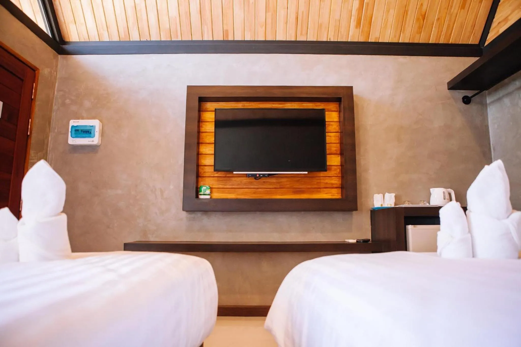 Bed in เอสวิลล์ รีสอร์ท S Ville resort
