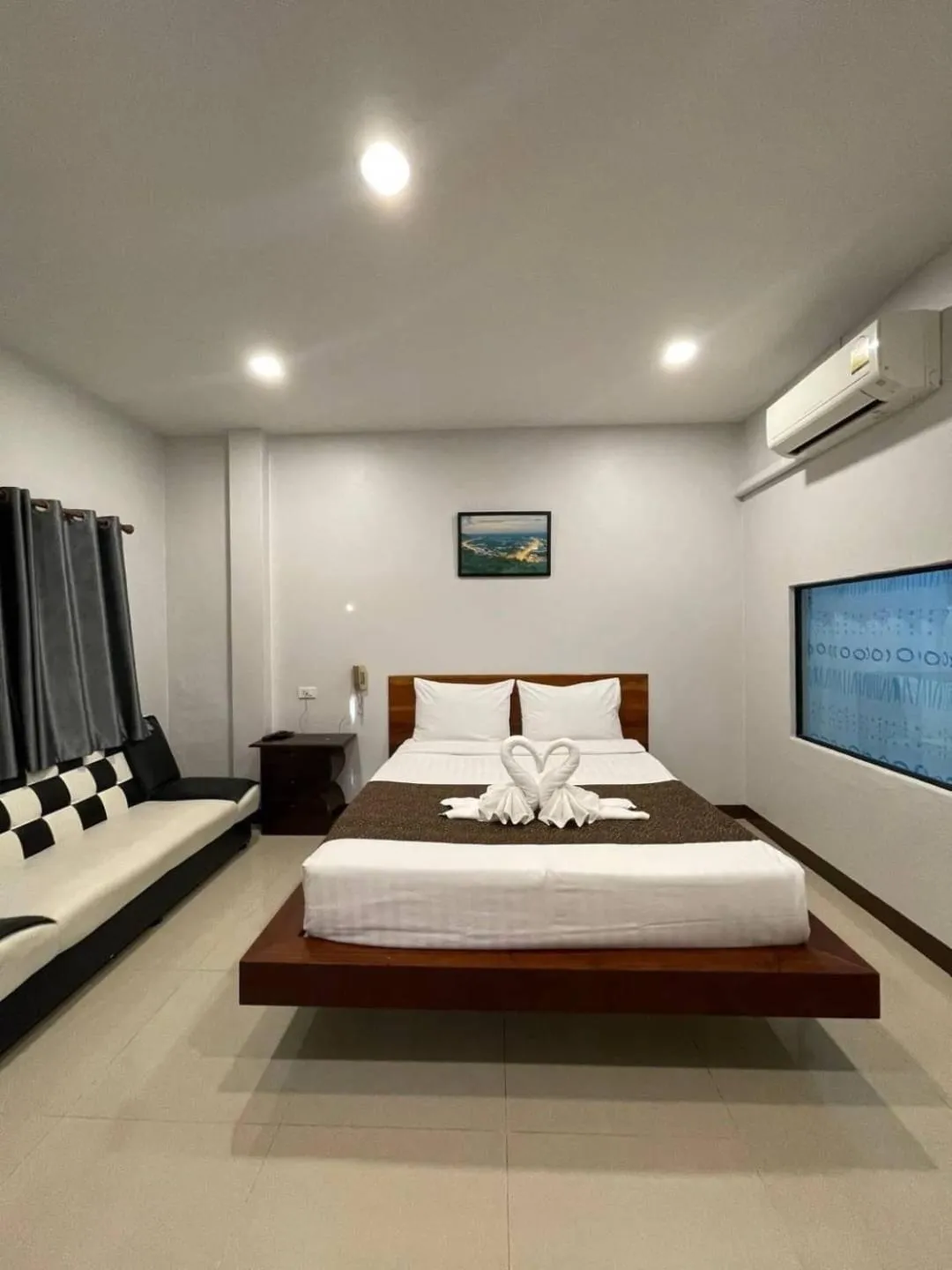 Bed in เอสวิลล์ รีสอร์ท S Ville resort