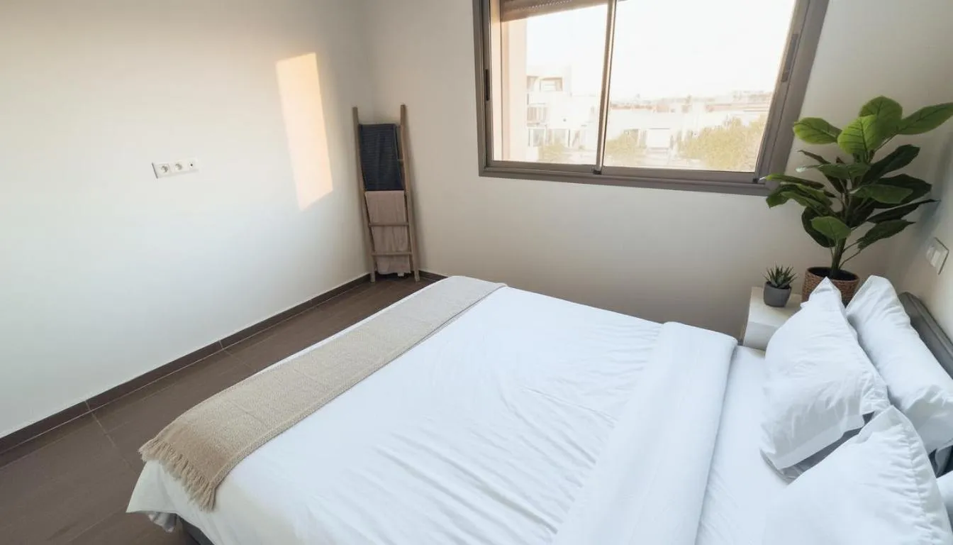 Bed in Apartment Coralia - Pool - Terrace