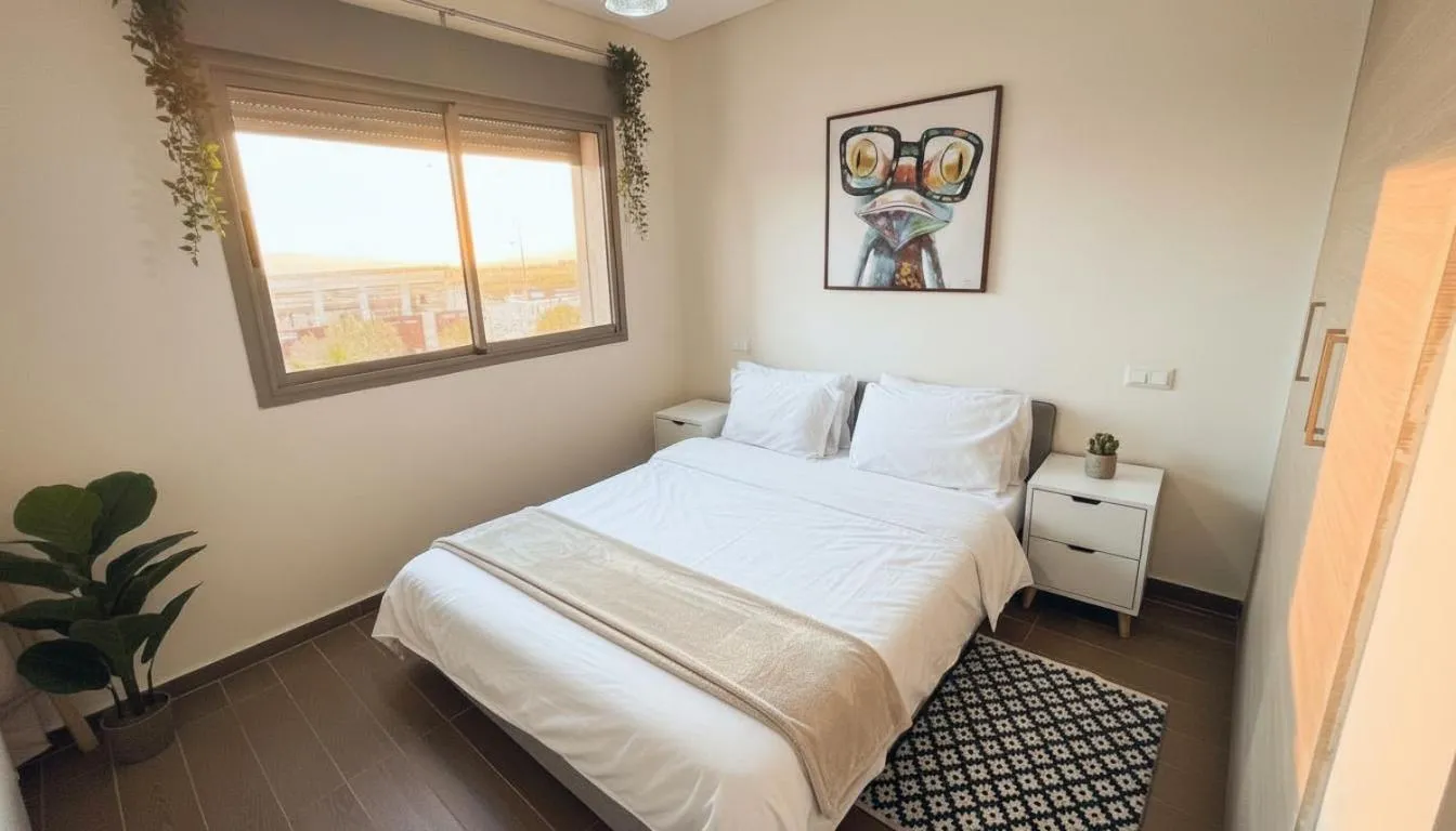 Bed in Apartment Coralia - Pool - Terrace