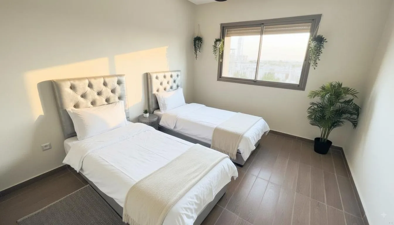 Bed in Apartment Coralia - Pool - Terrace