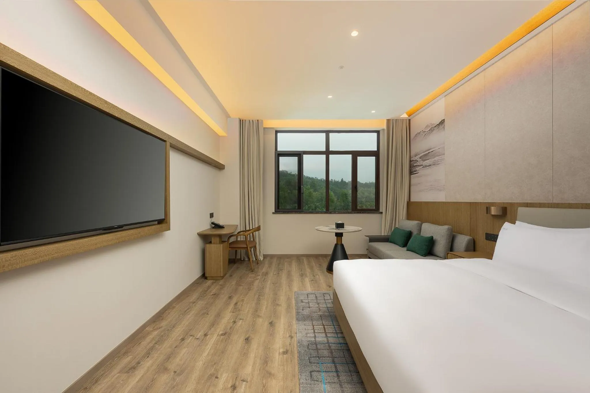 Bedroom, Bed in Holiday Inn Jiuhua Mountain Hot Spring by IHG