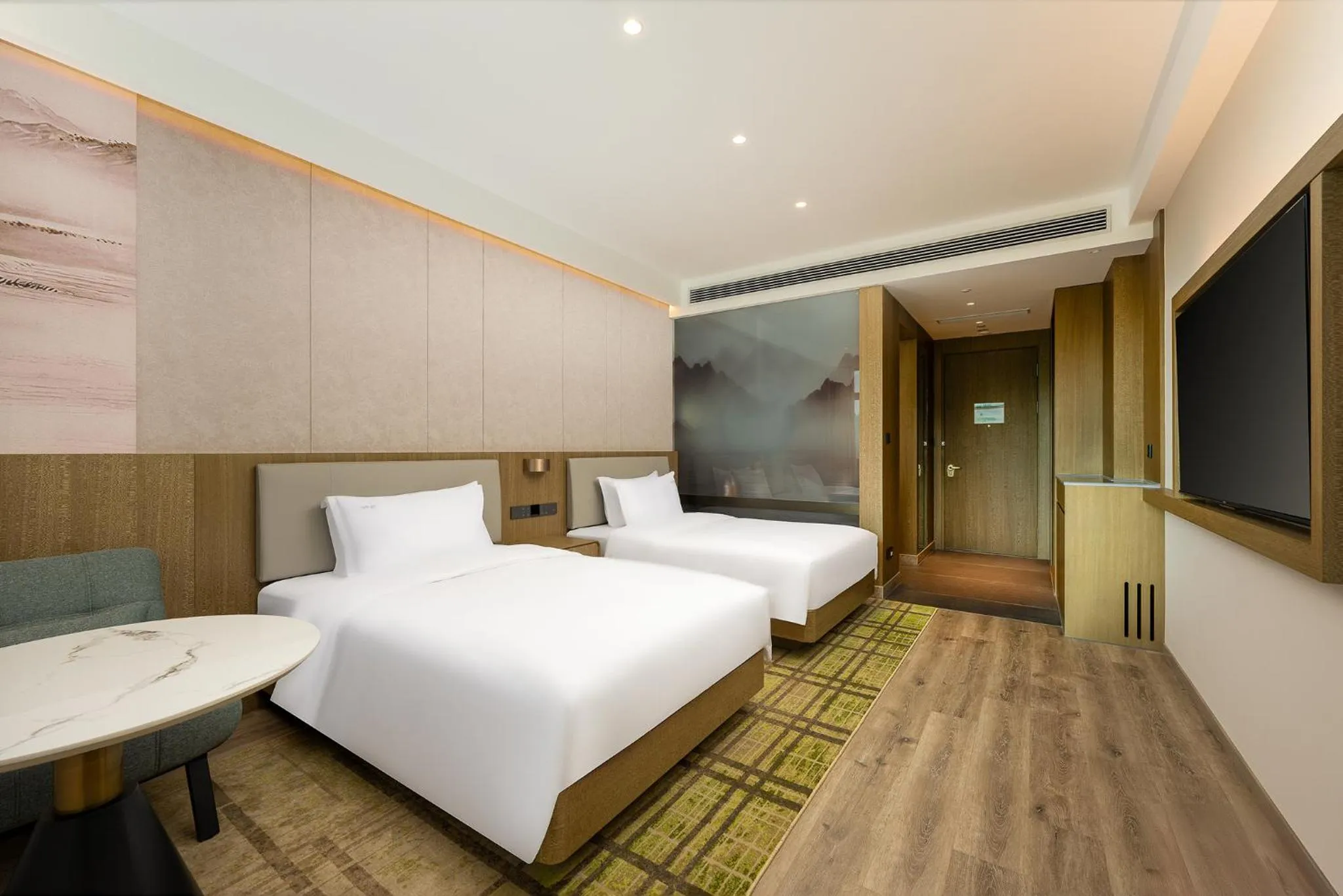 Bedroom, Bed in Holiday Inn Jiuhua Mountain Hot Spring by IHG