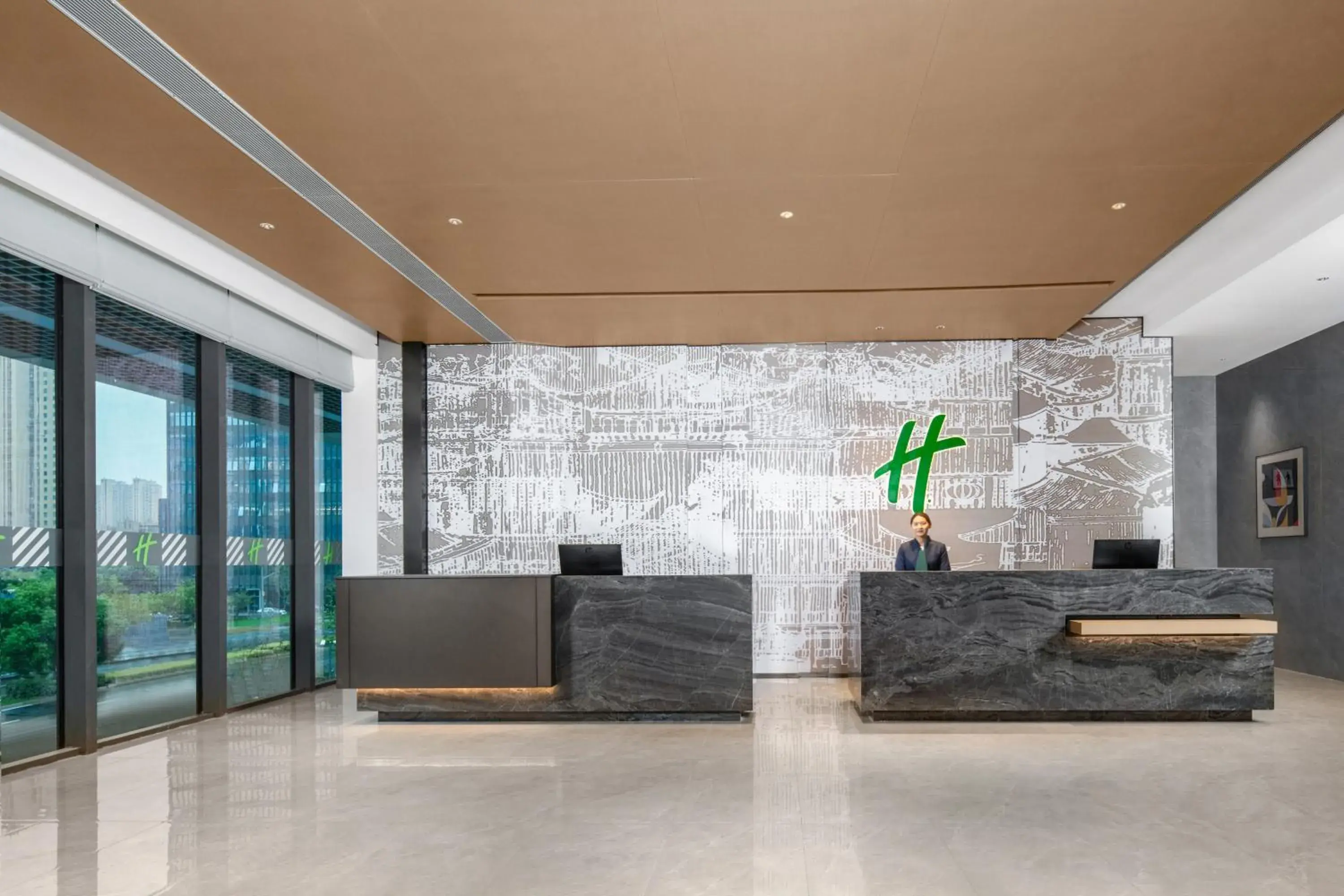 Lobby or reception in Holiday Inn Kunshan East by IHG Lobby or reception in Holiday Inn Kunshan East by IHG