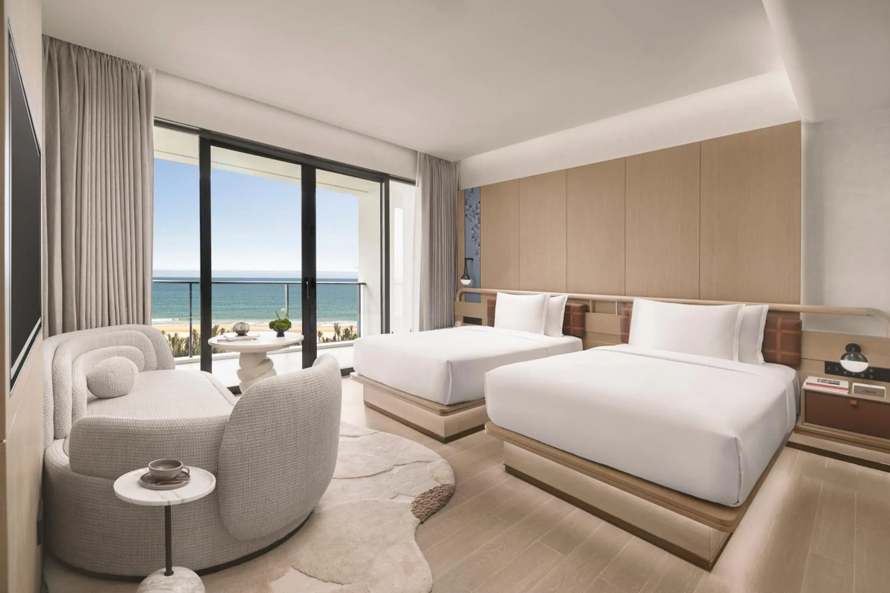 Standard Ocean View - Two Double Beds in Hotel Indigo Hainan Clear Water Bay by IHG Standard Ocean View - Two Double Beds in Hotel Indigo Hainan Clear Water Bay by IHG