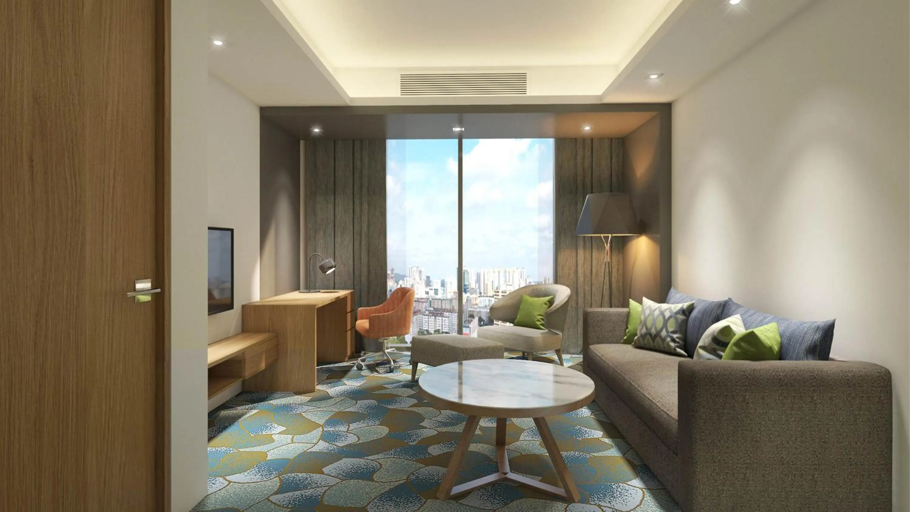 Living room in Holiday Inn & Suites Penang Prai by IHG