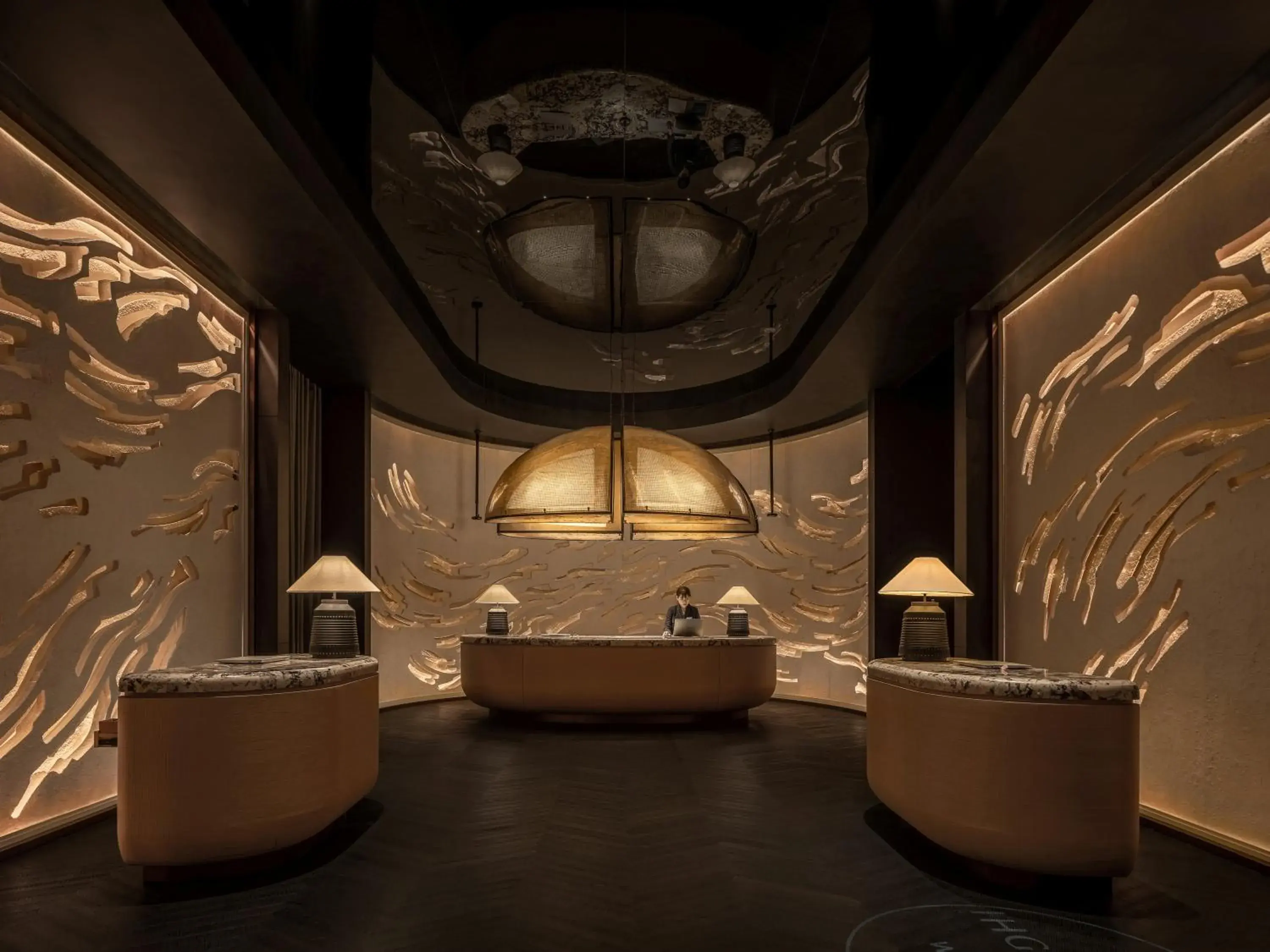 Lobby or reception in HUALUXE Shenzhen Bao'an Lobby or reception in HUALUXE Shenzhen Bao'an