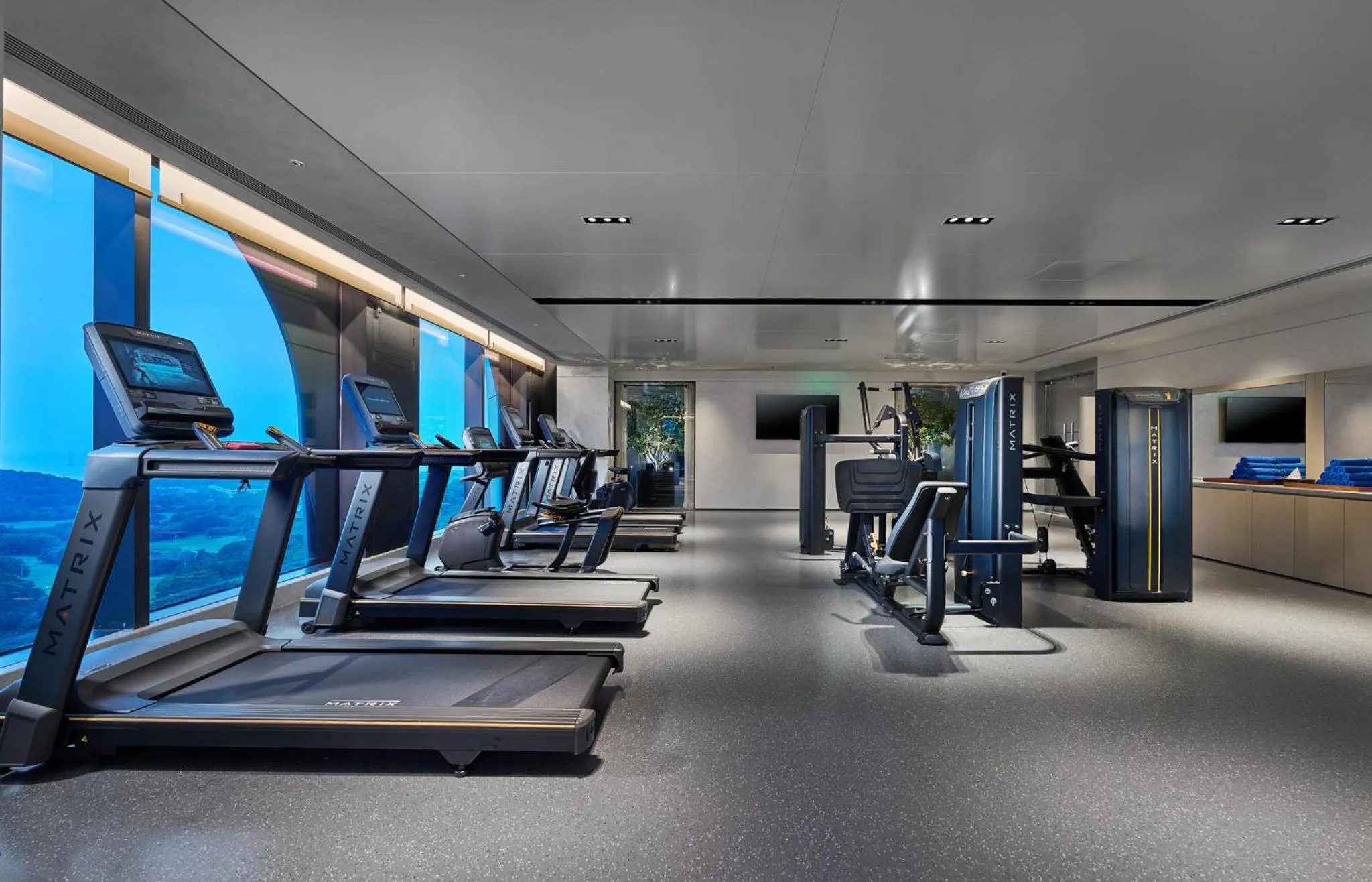 Fitness centre/facilities in HUALUXE Shenzhen Bao'an
