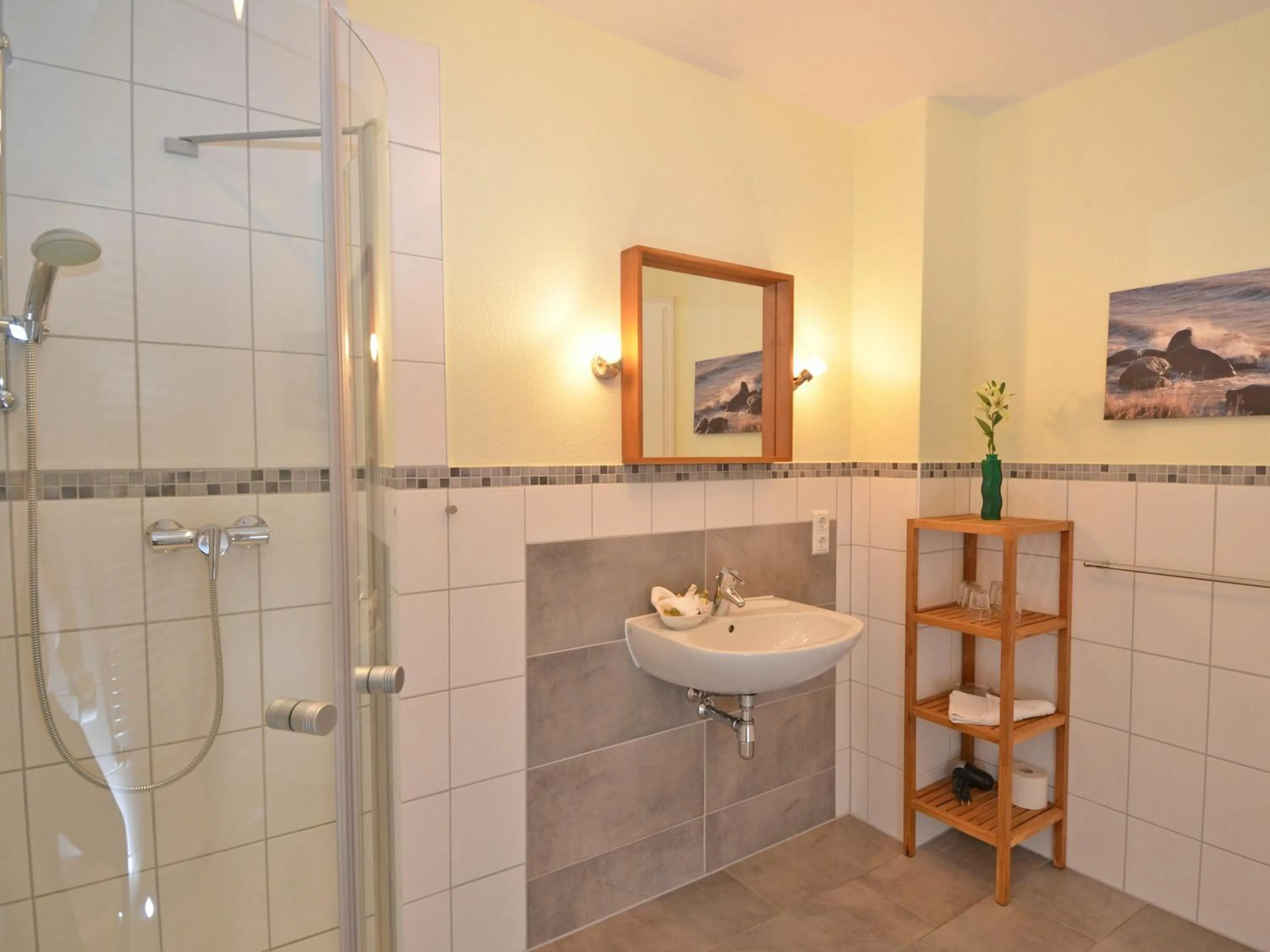Shower in Villa Seerose - Appartement 08