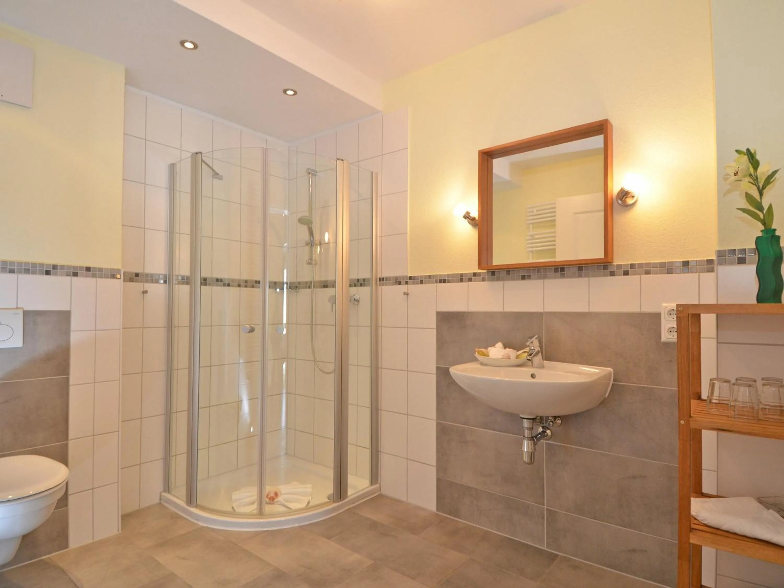Shower in Villa Seerose - Appartement 08