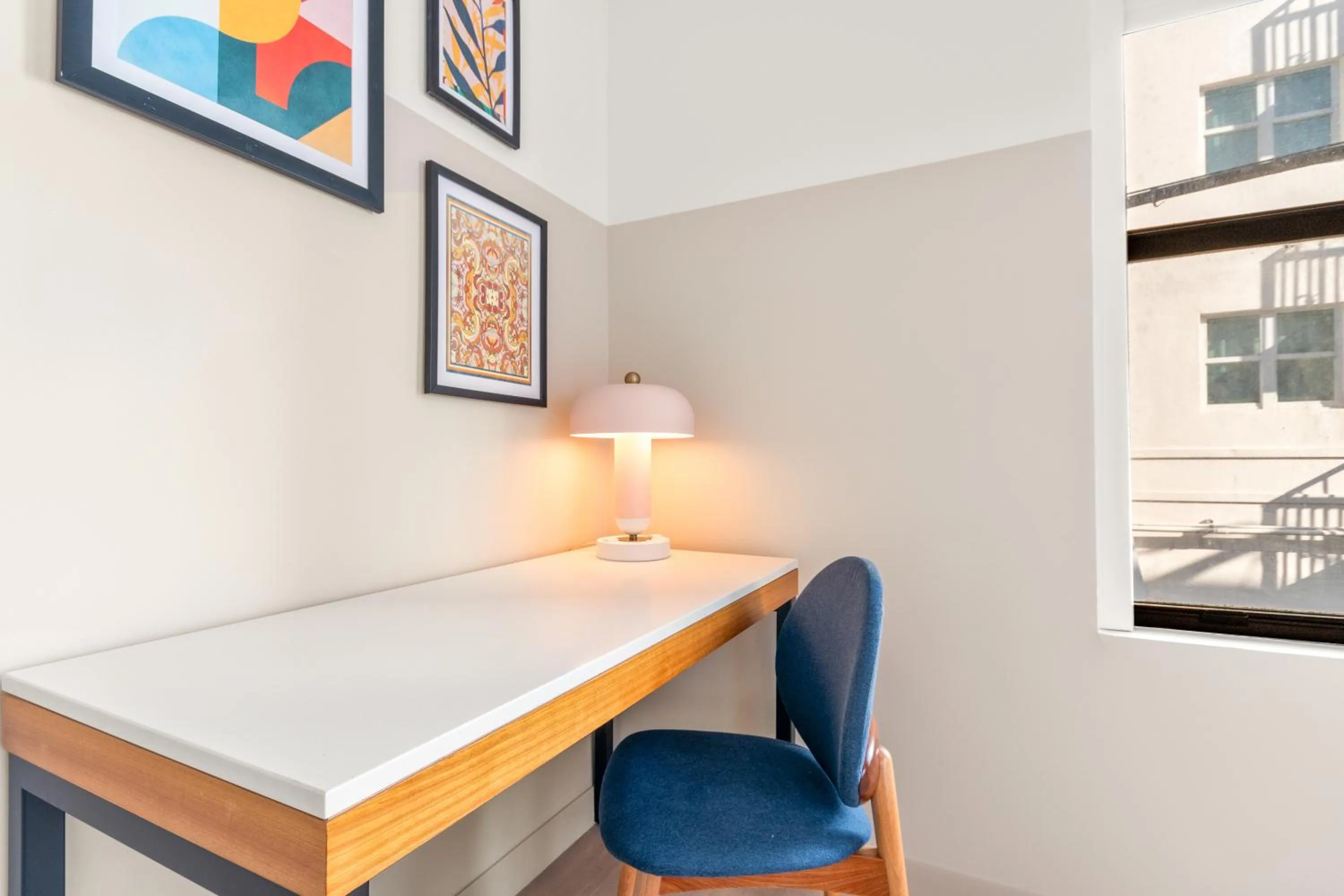 Seating area in Beach Plaza