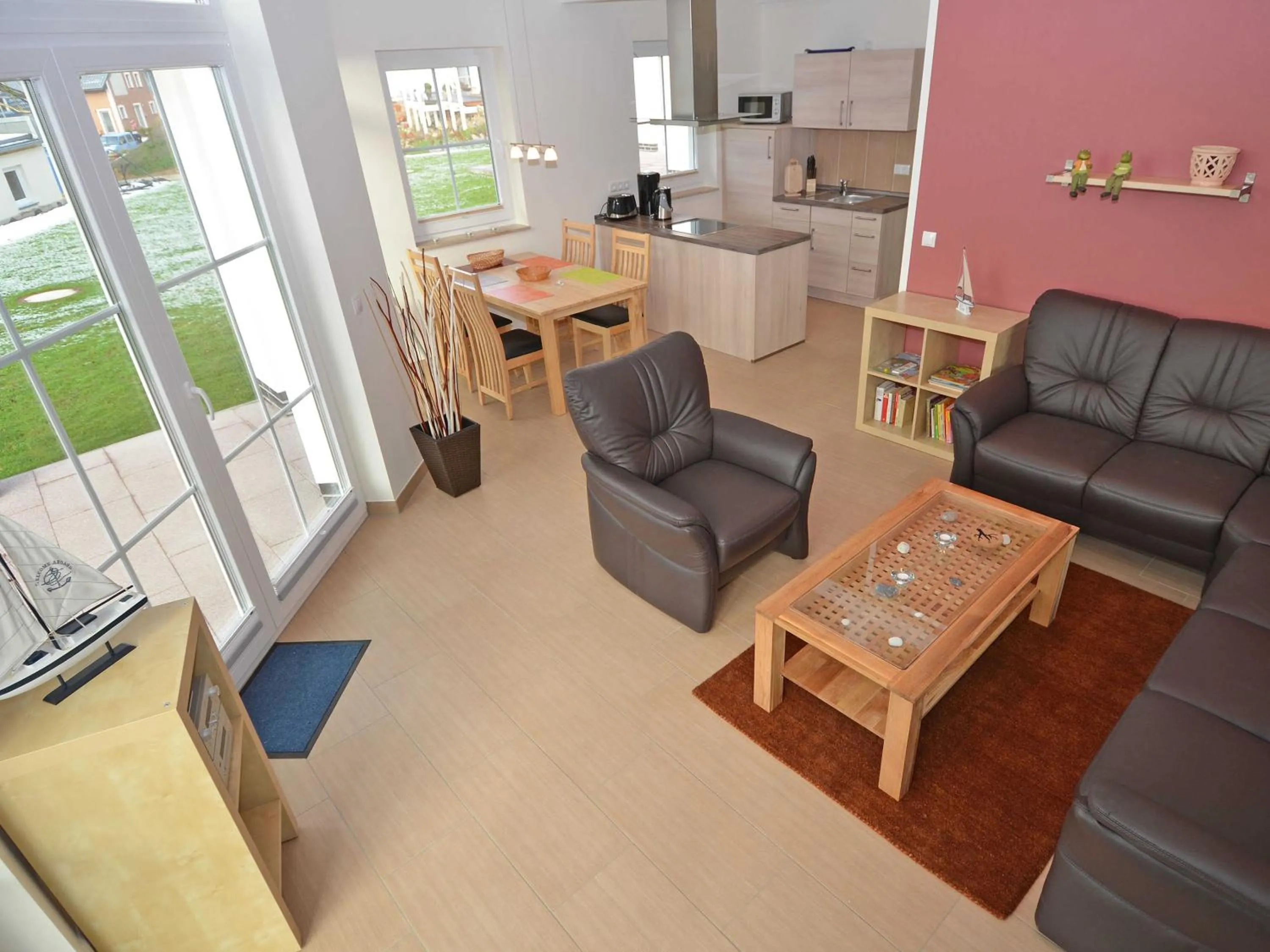 Kitchen or kitchenette in Strandhus Sellin - Apt. 02
