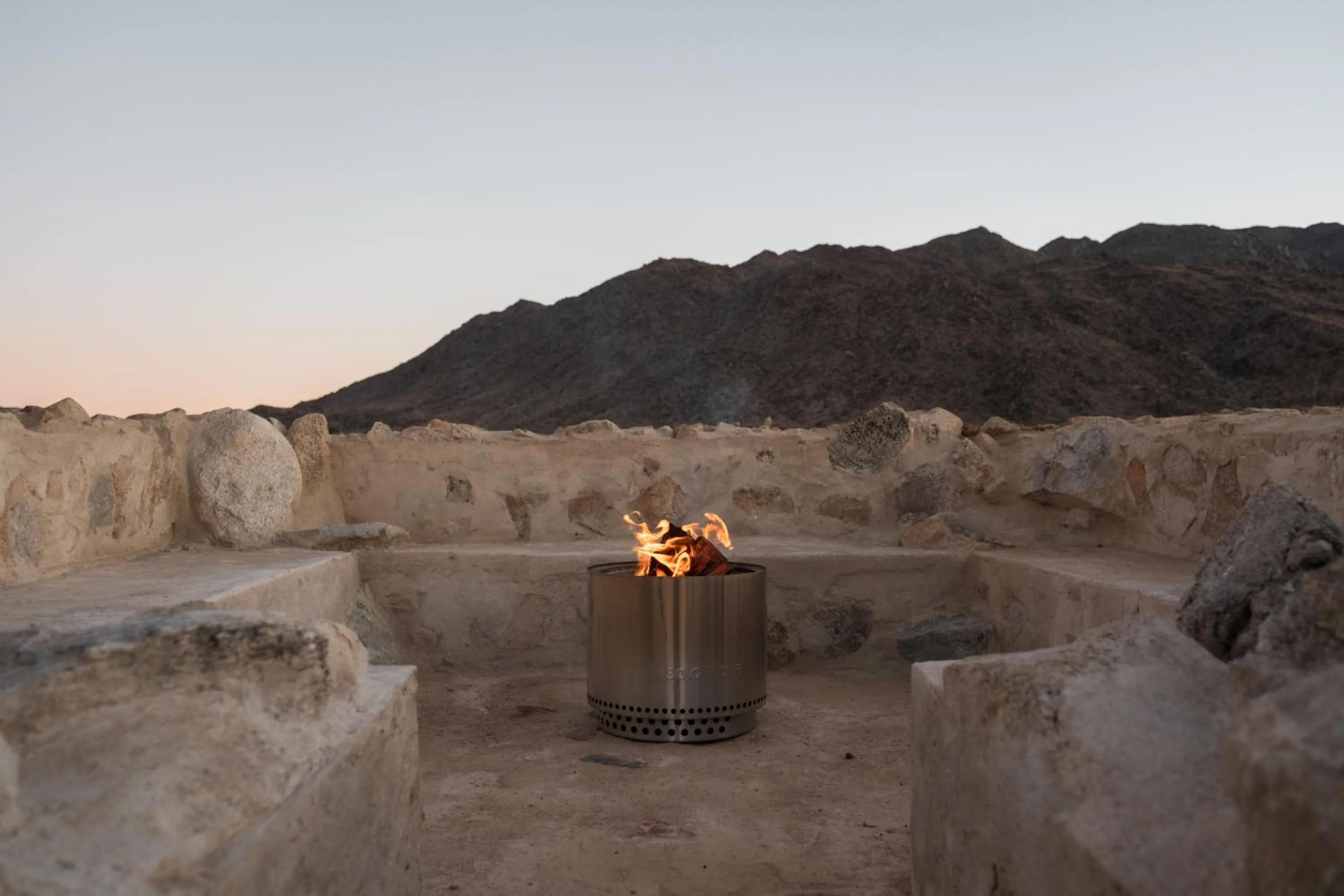 Patio in RESET Hotel Joshua Tree